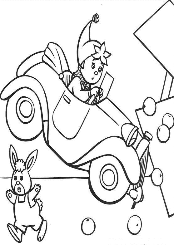 Noddy coloring pages