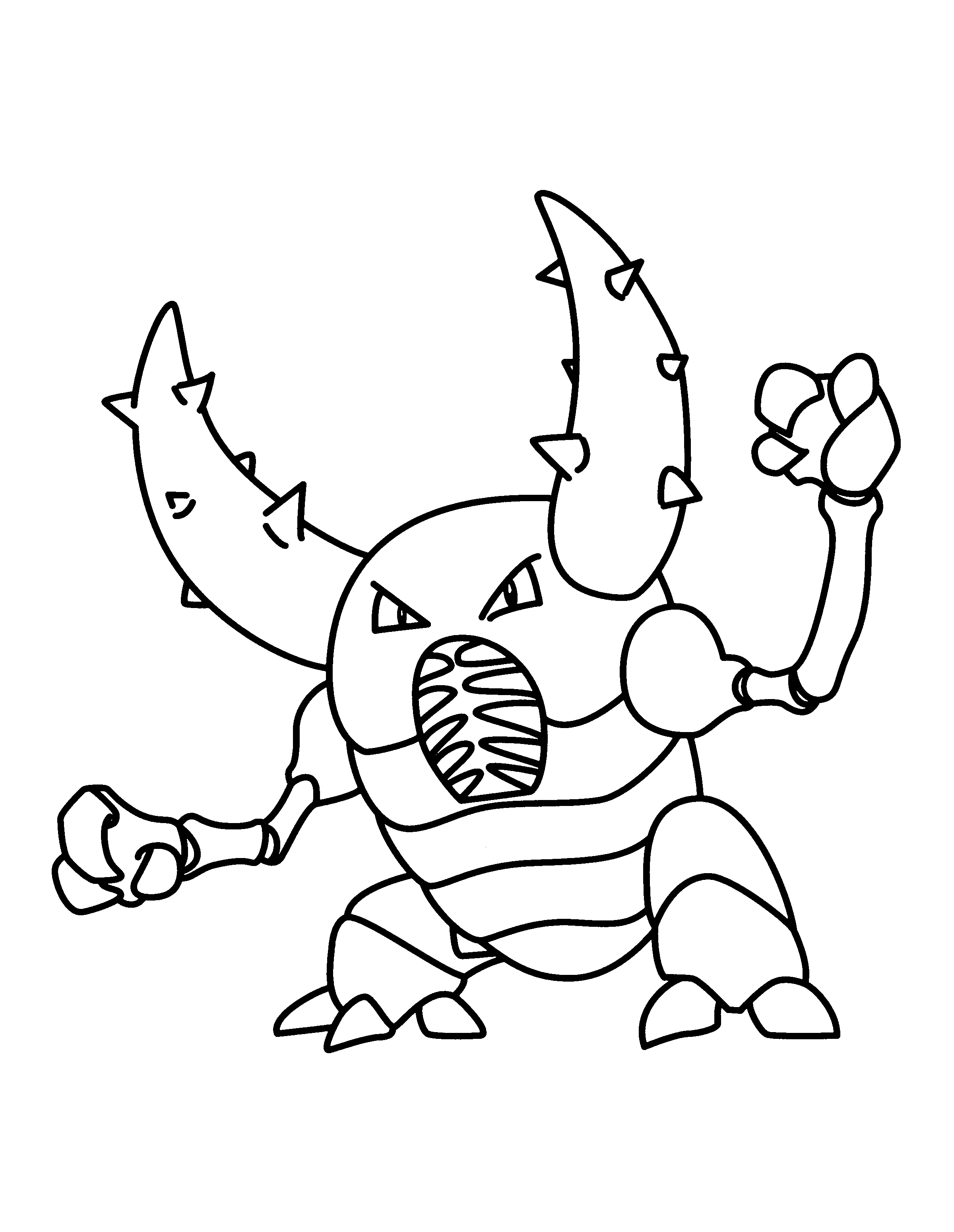 Pokemon advanced coloring pages