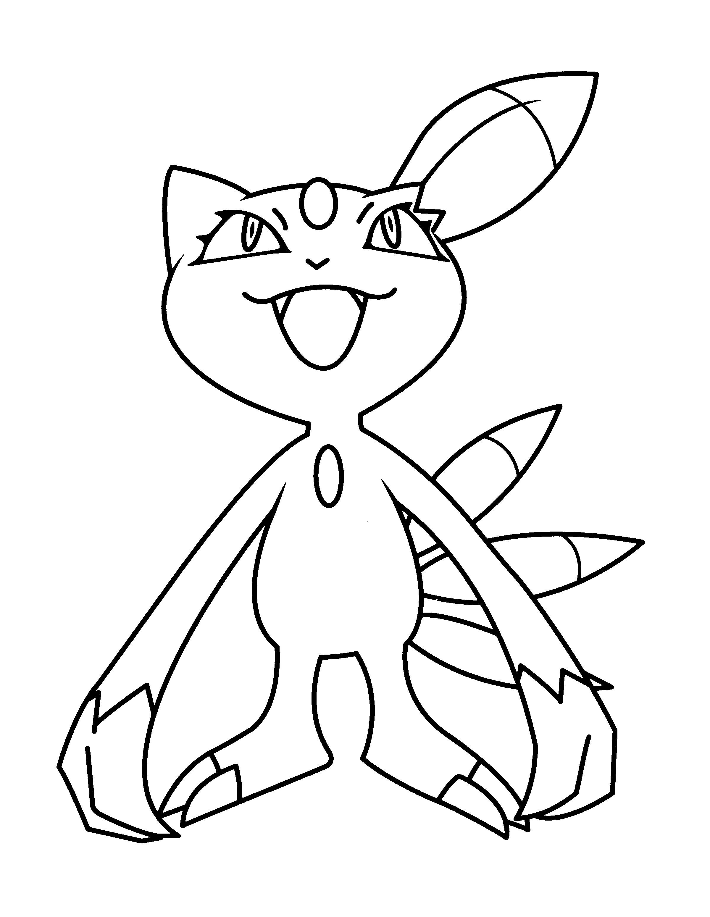 Pokemon advanced coloring pages