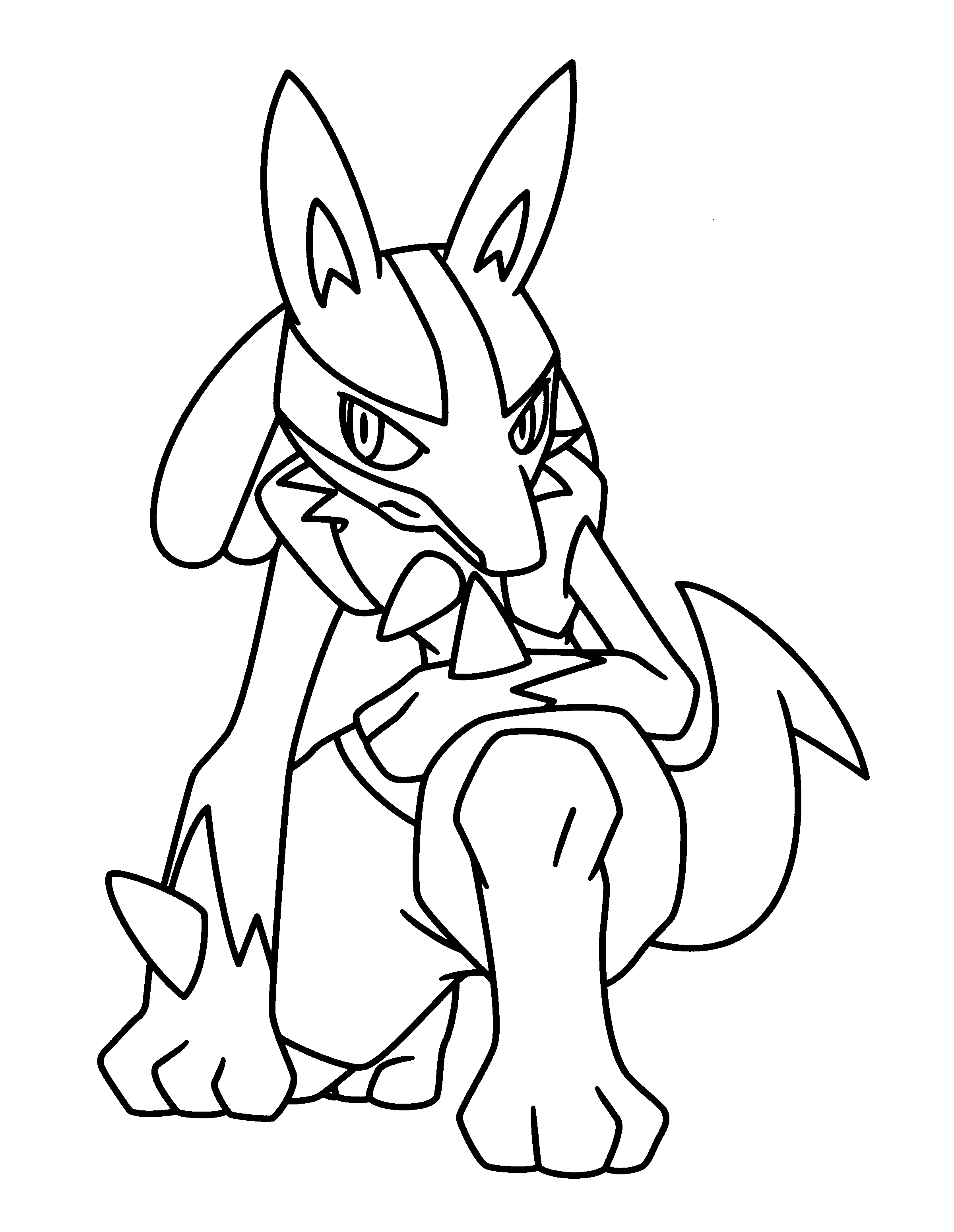 Pokemon advanced coloring pages