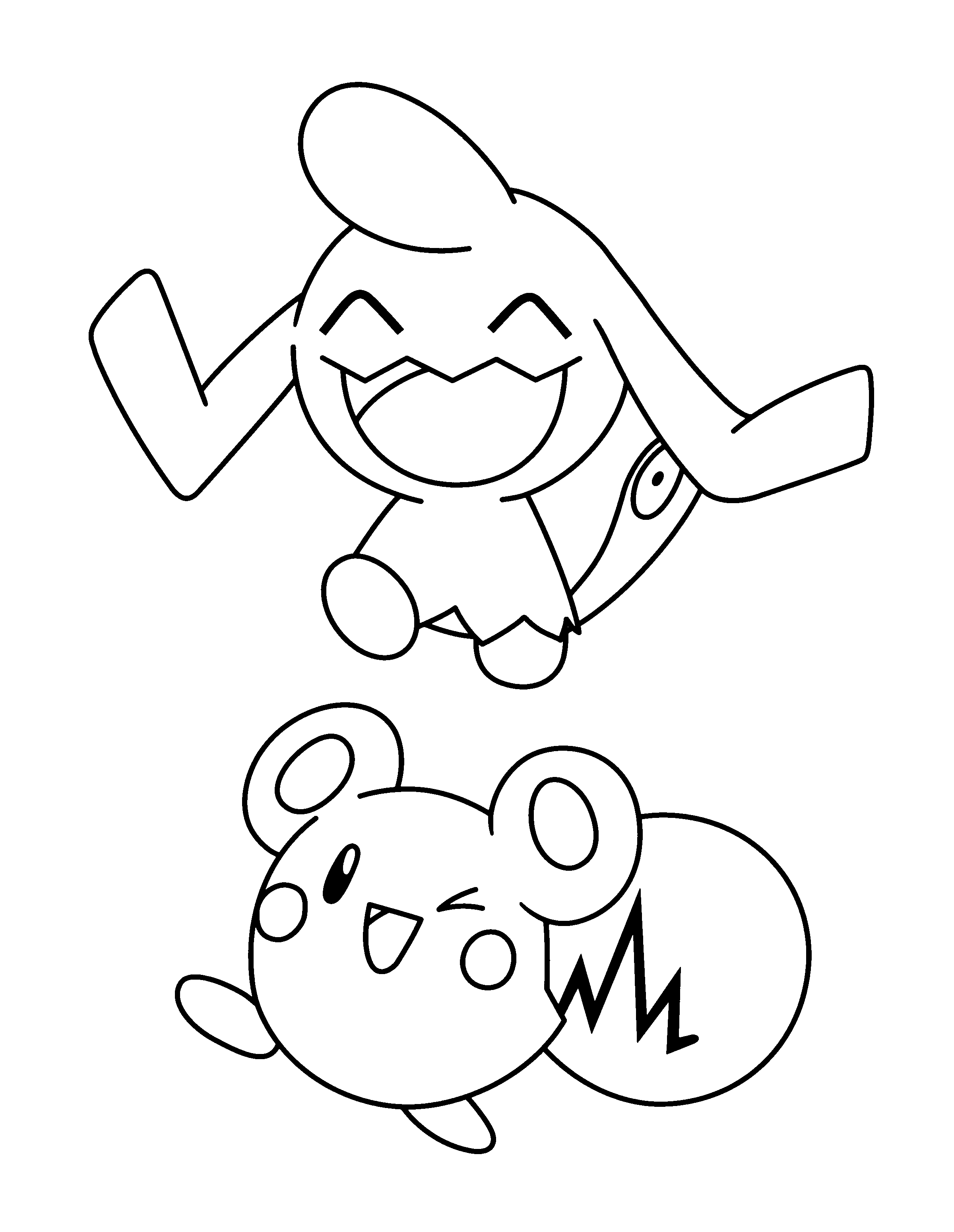 Pokemon advanced coloring pages