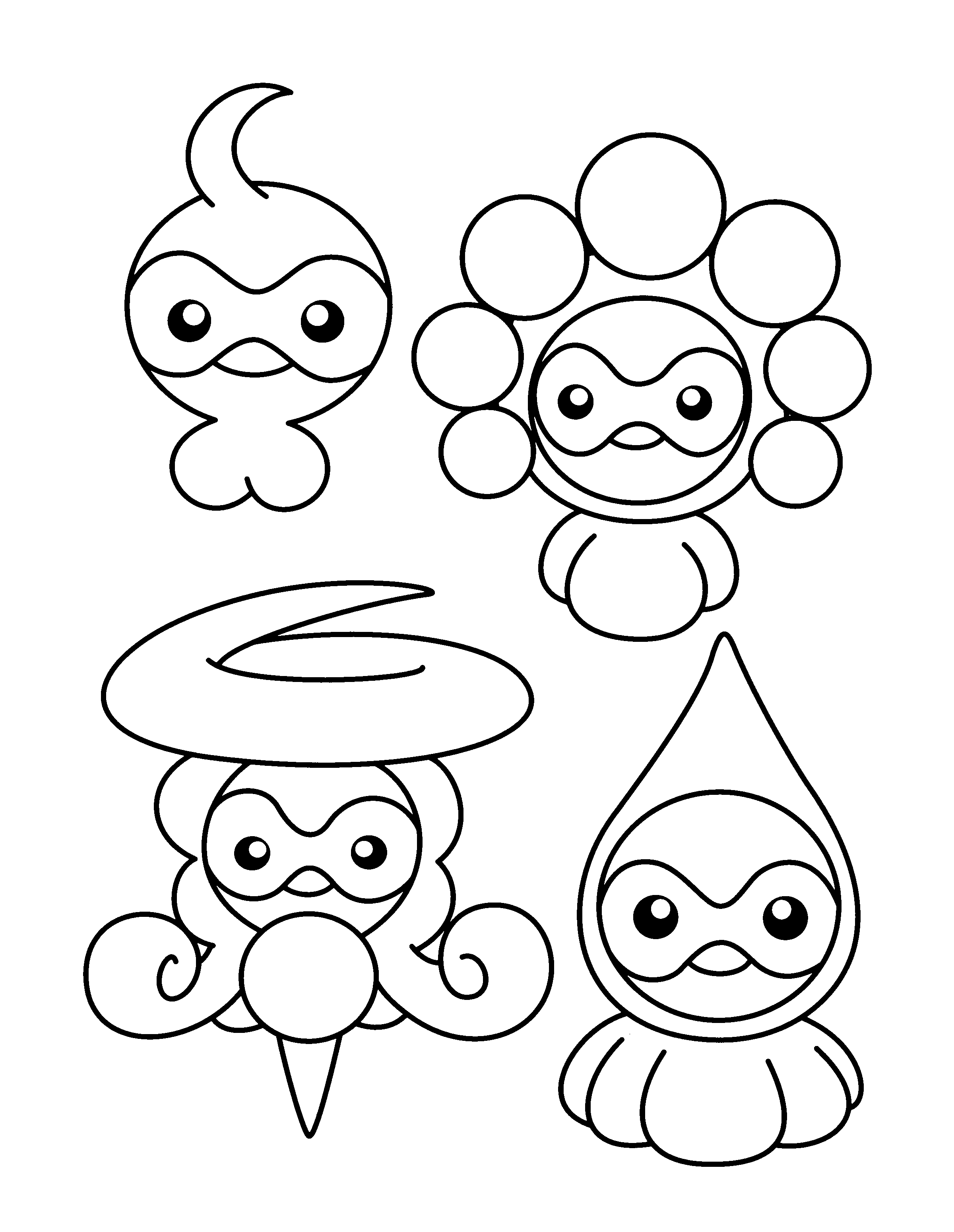 Pokemon advanced coloring pages