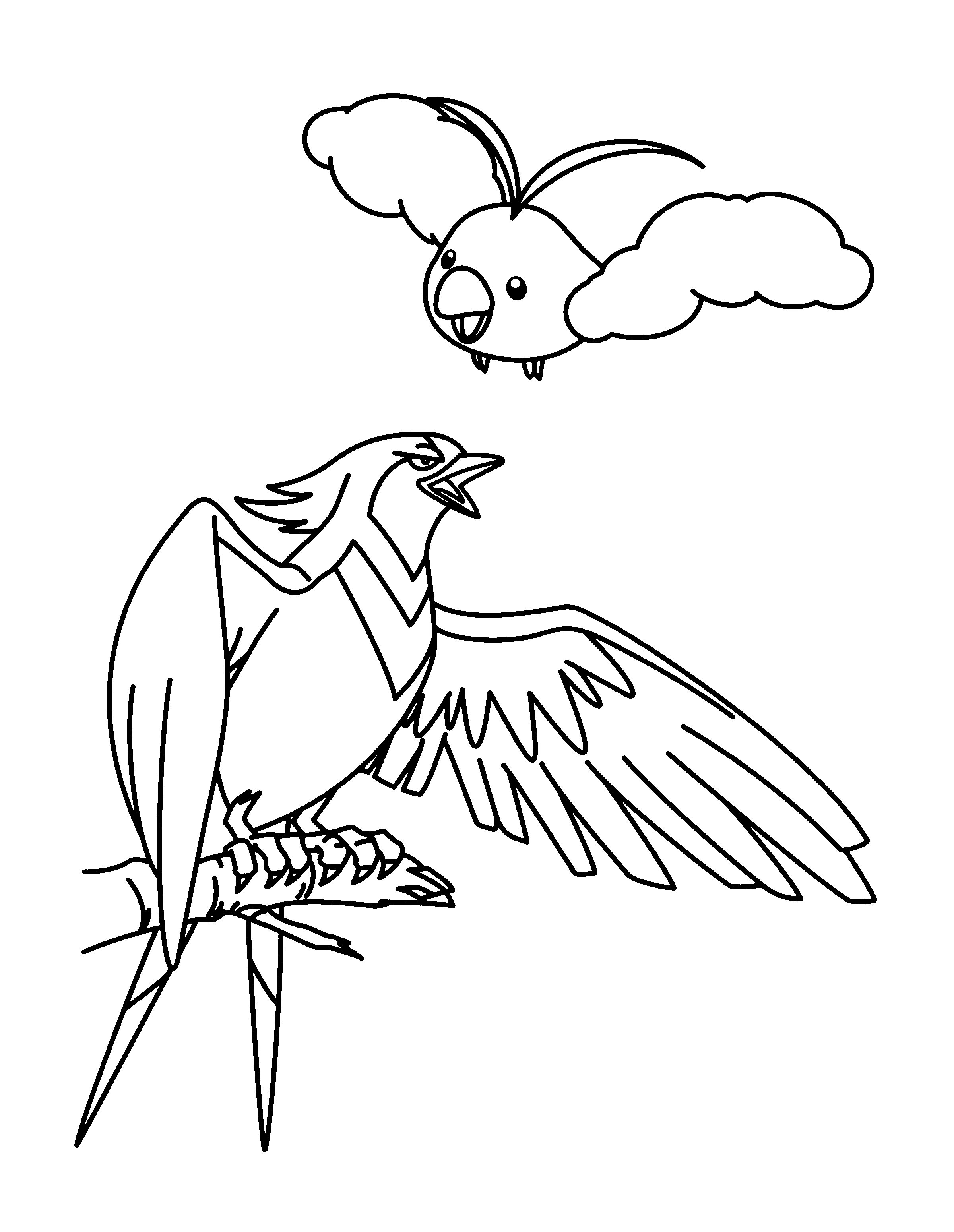 Pokemon advanced coloring pages