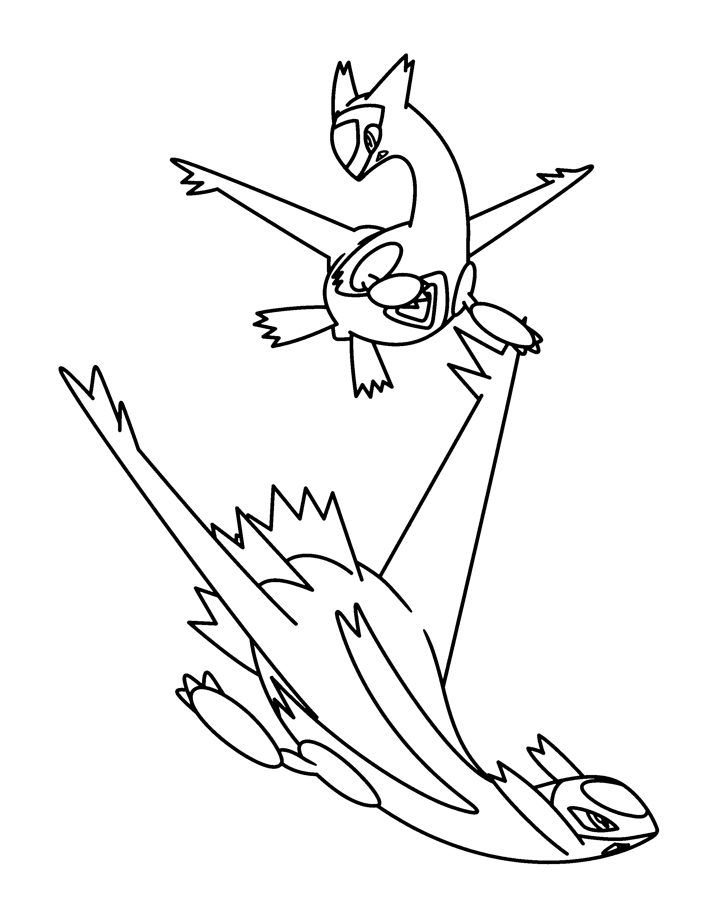 Pokemon advanced coloring pages