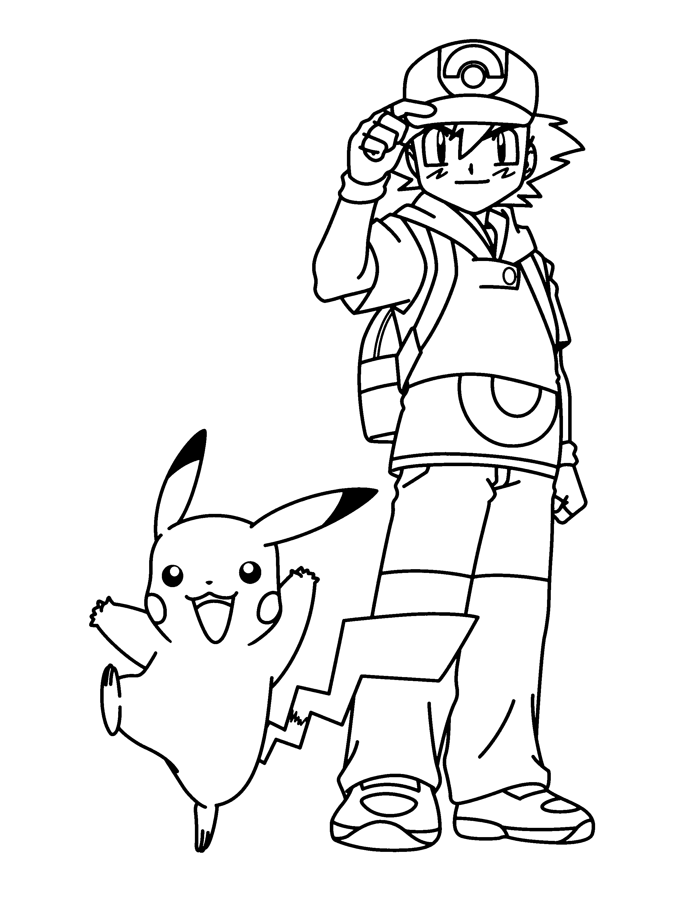 Pokemon advanced coloring pages