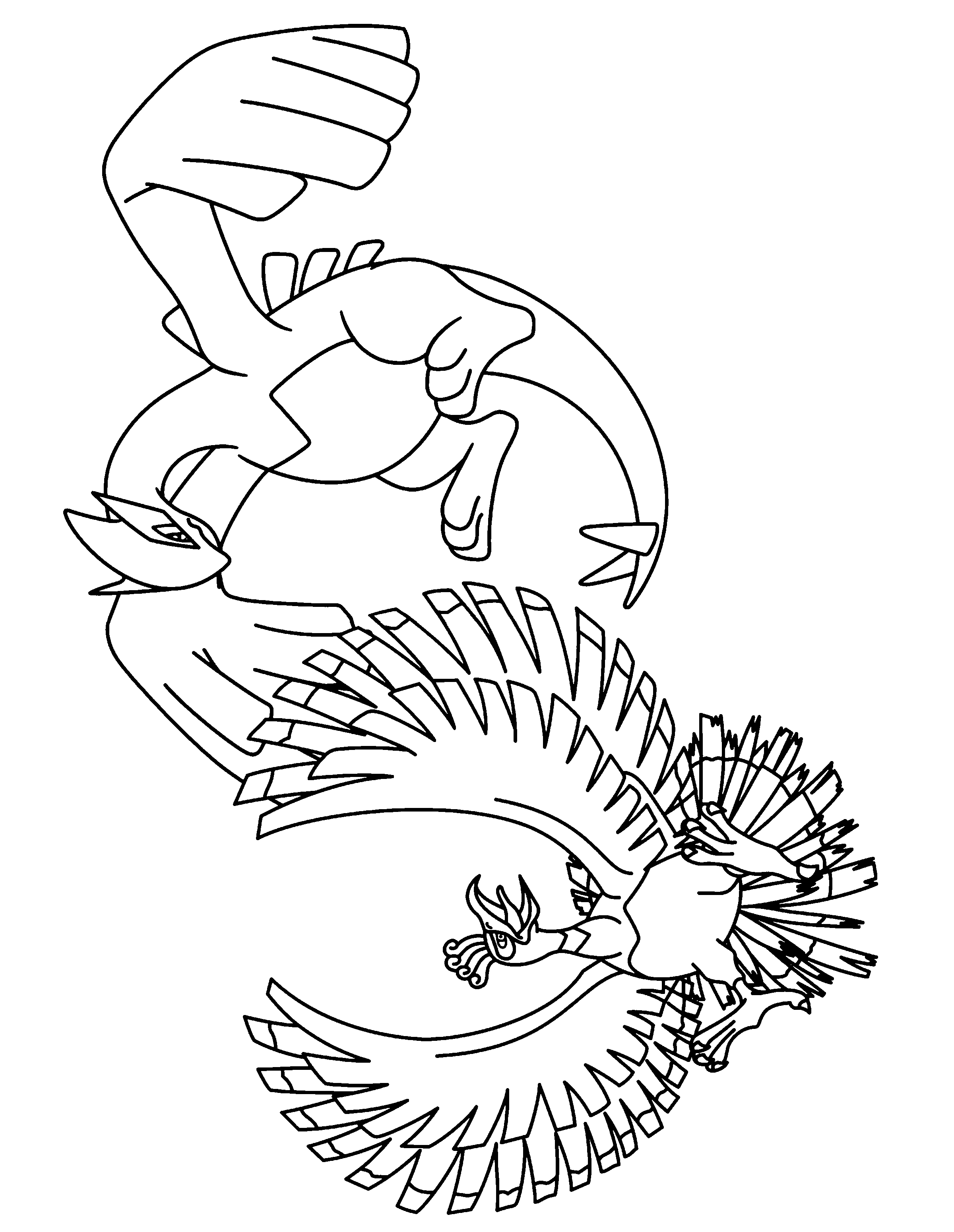 Pokemon advanced coloring pages