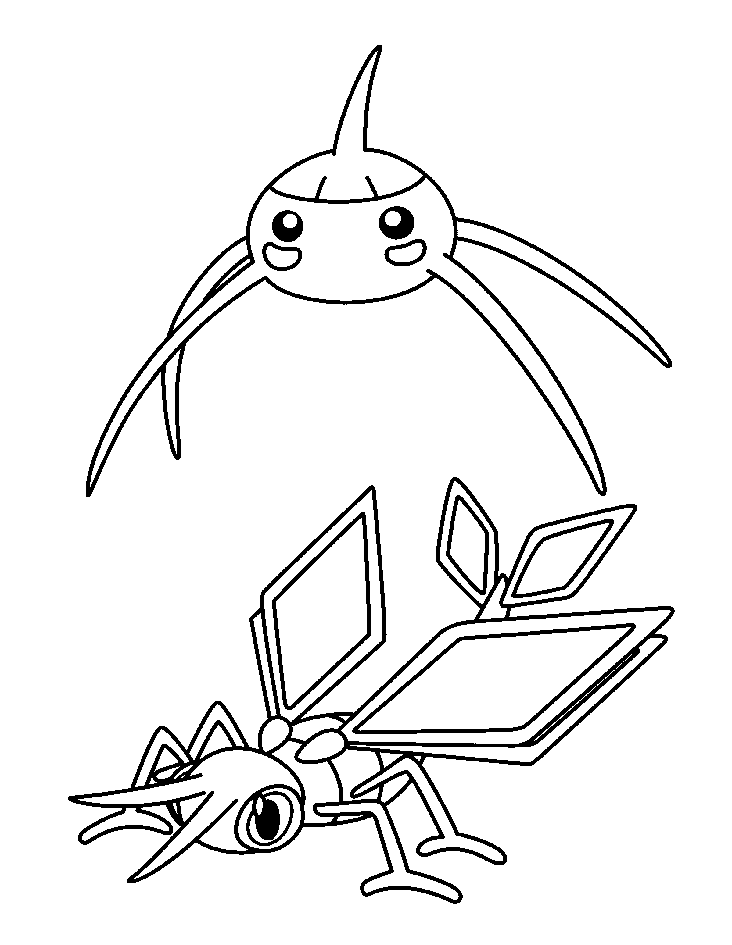 Pokemon advanced coloring pages