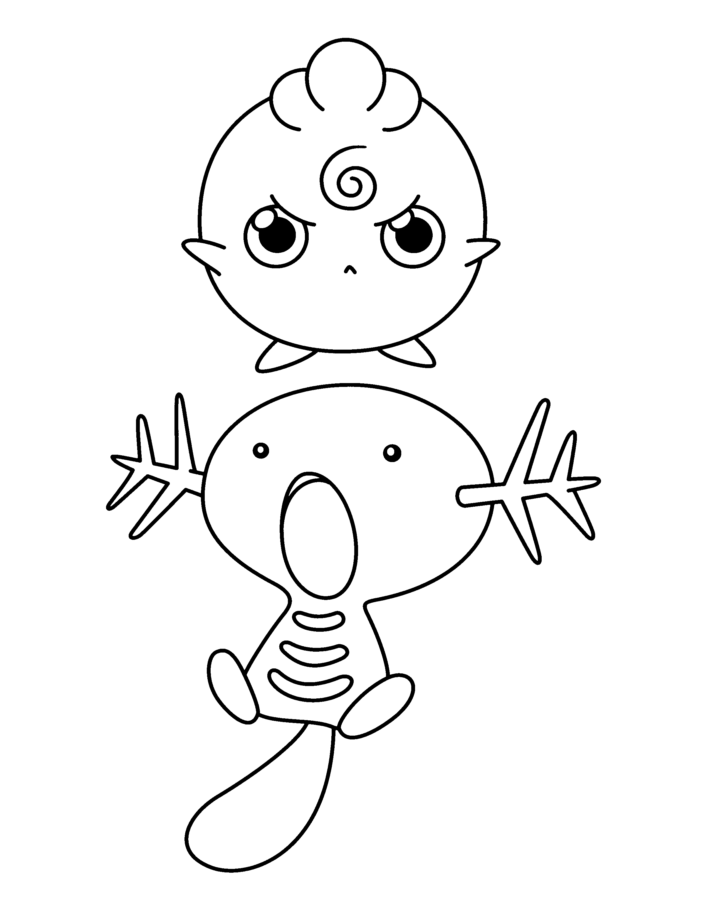 Pokemon advanced coloring pages