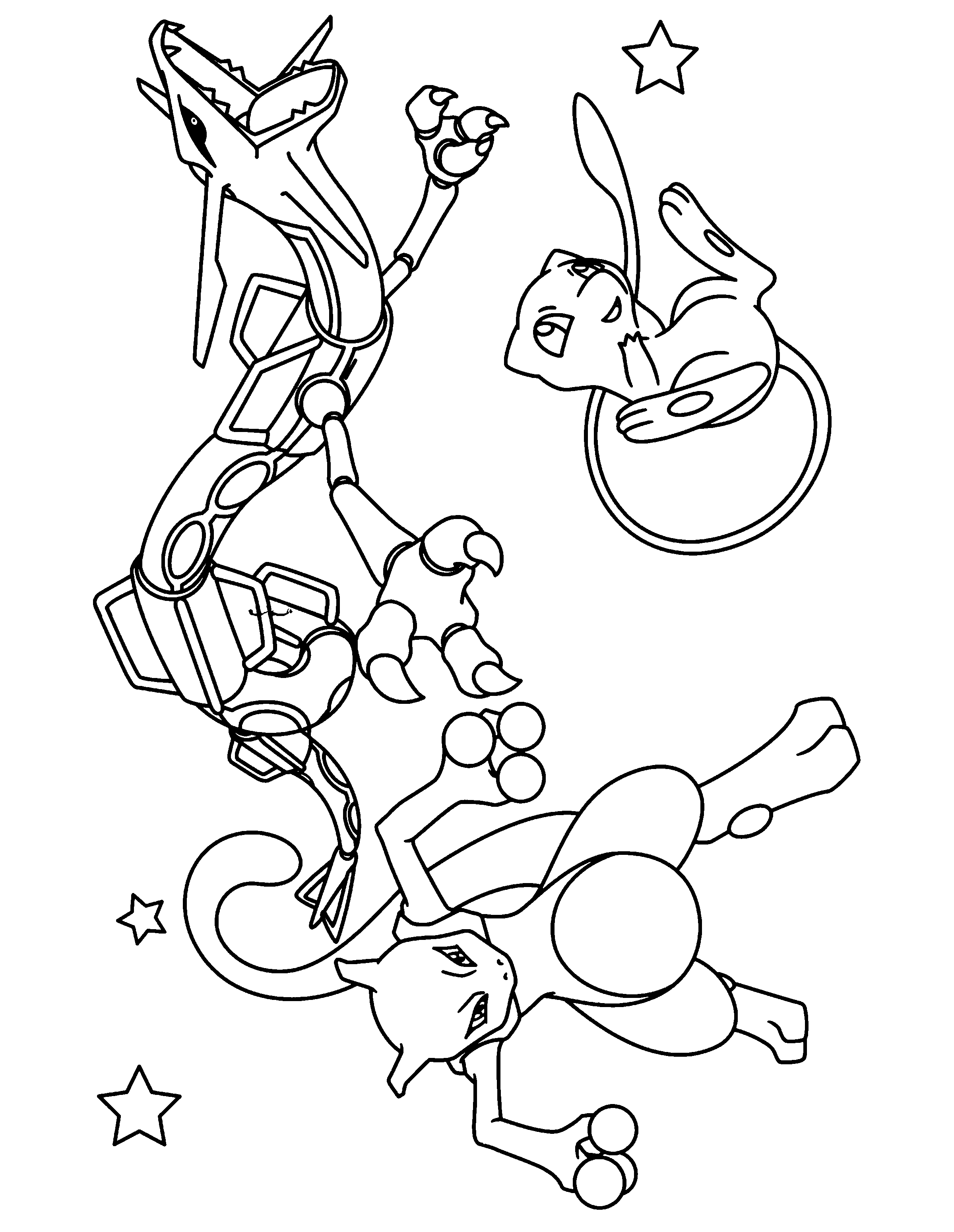 Pokemon advanced coloring pages