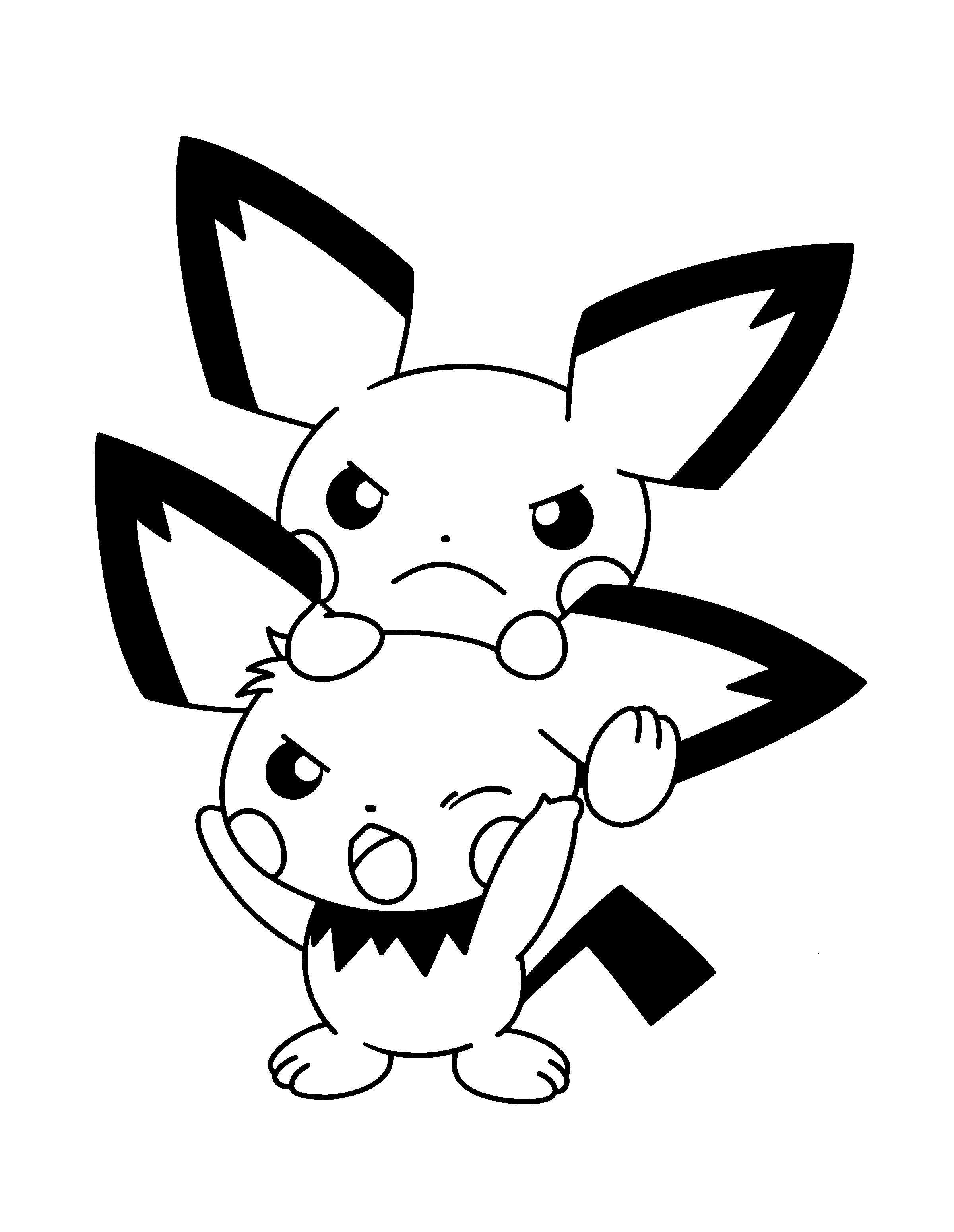 Pokemon advanced coloring pages