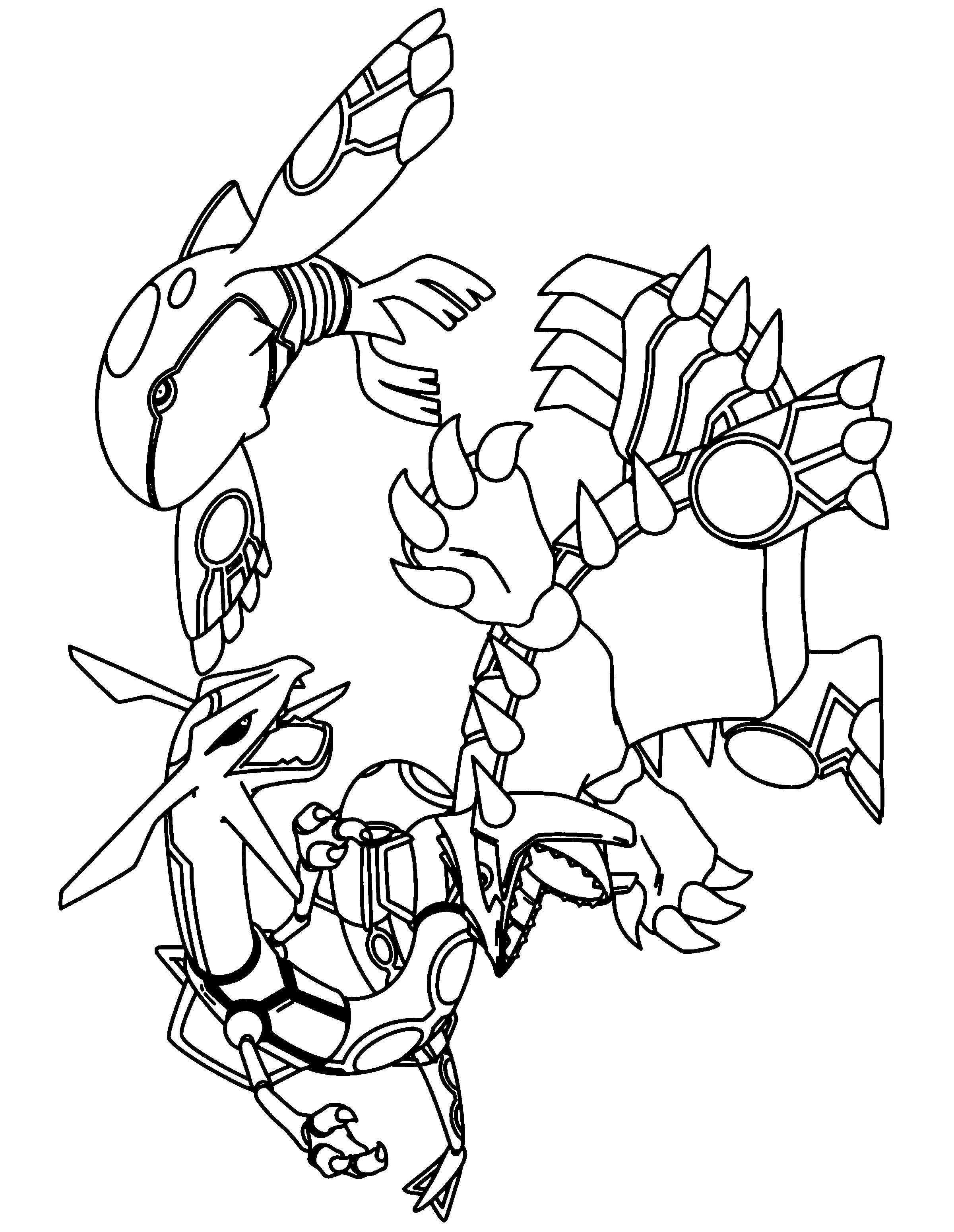 Pokemon advanced coloring pages