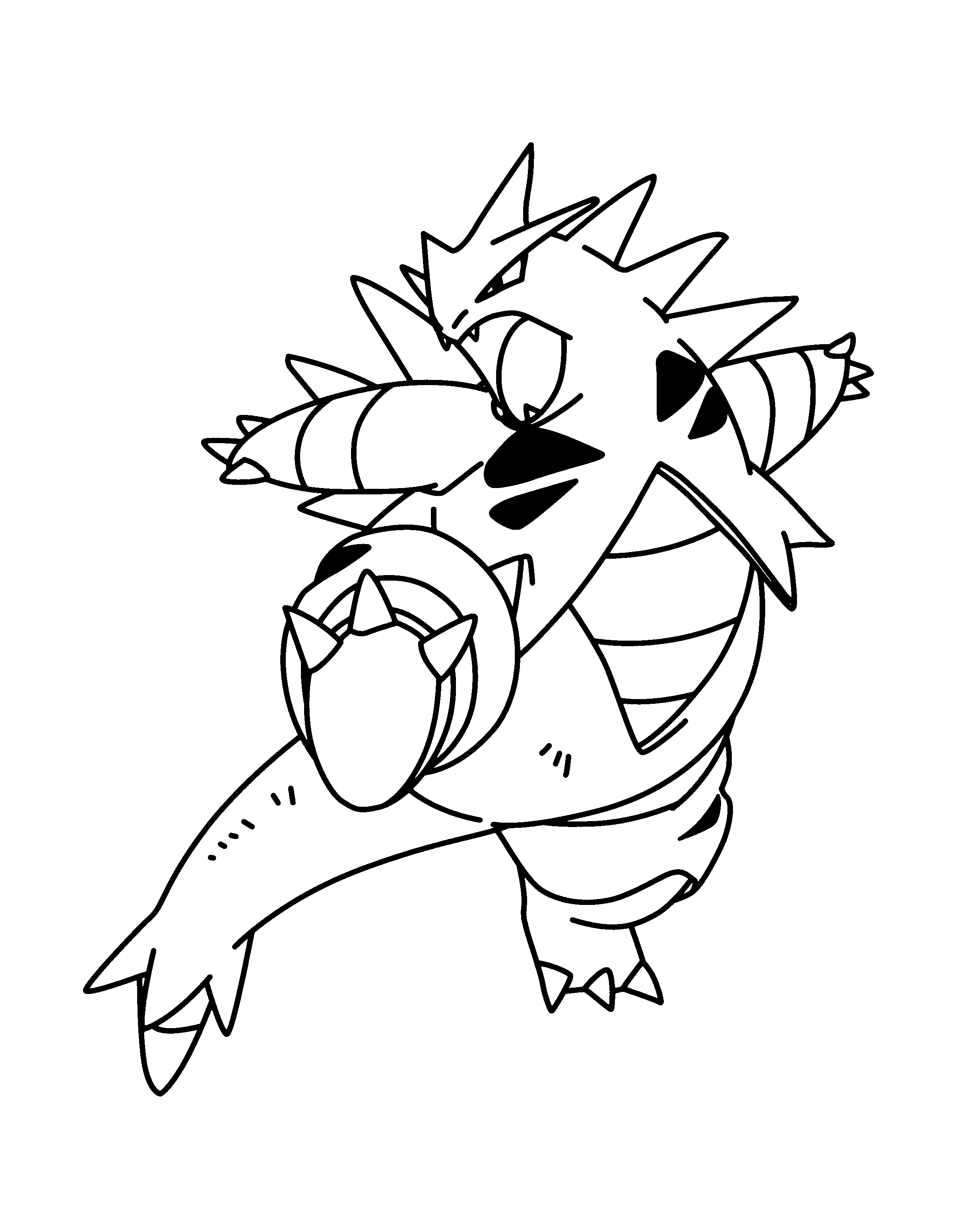 Pokemon advanced coloring pages