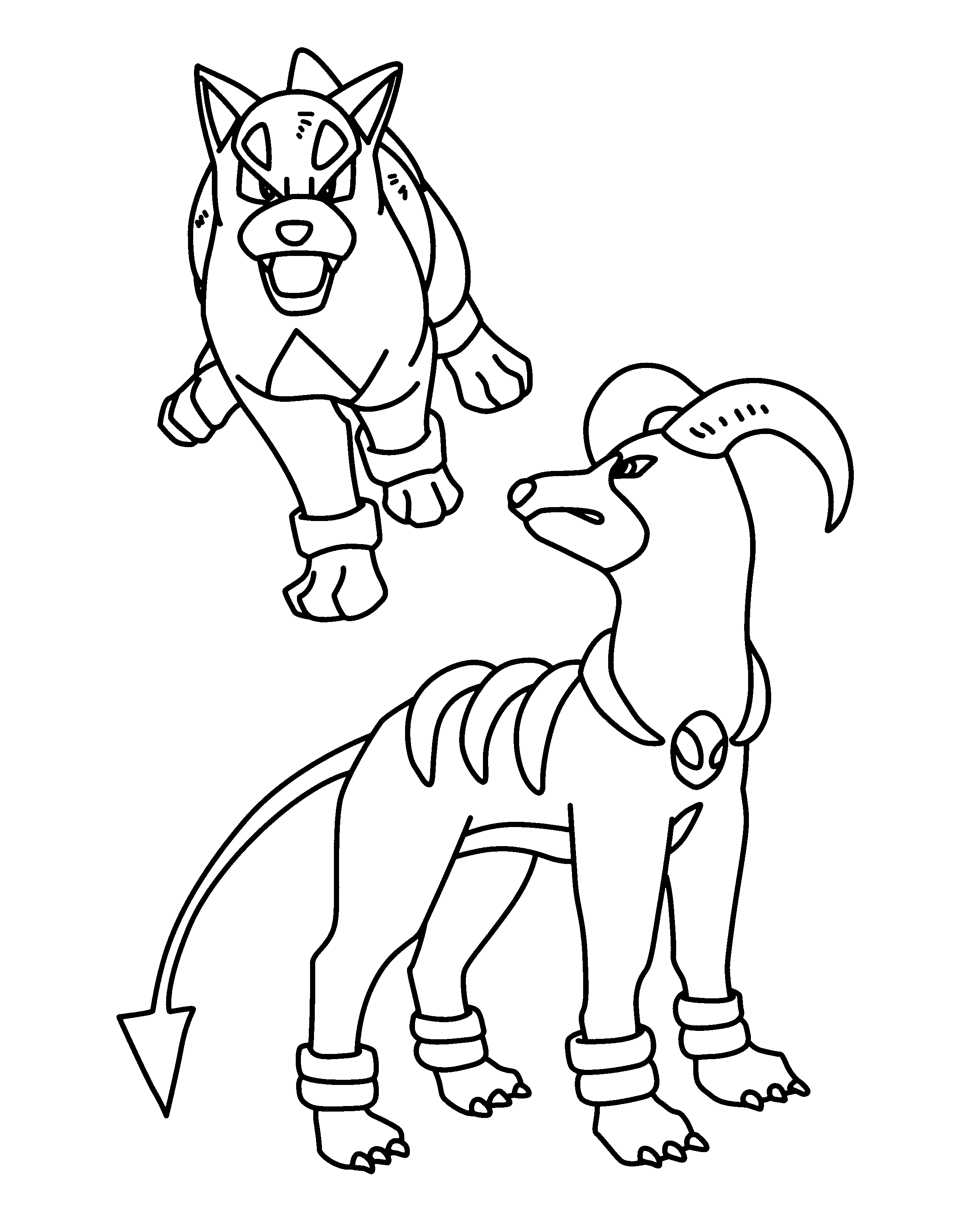 Pokemon advanced coloring pages