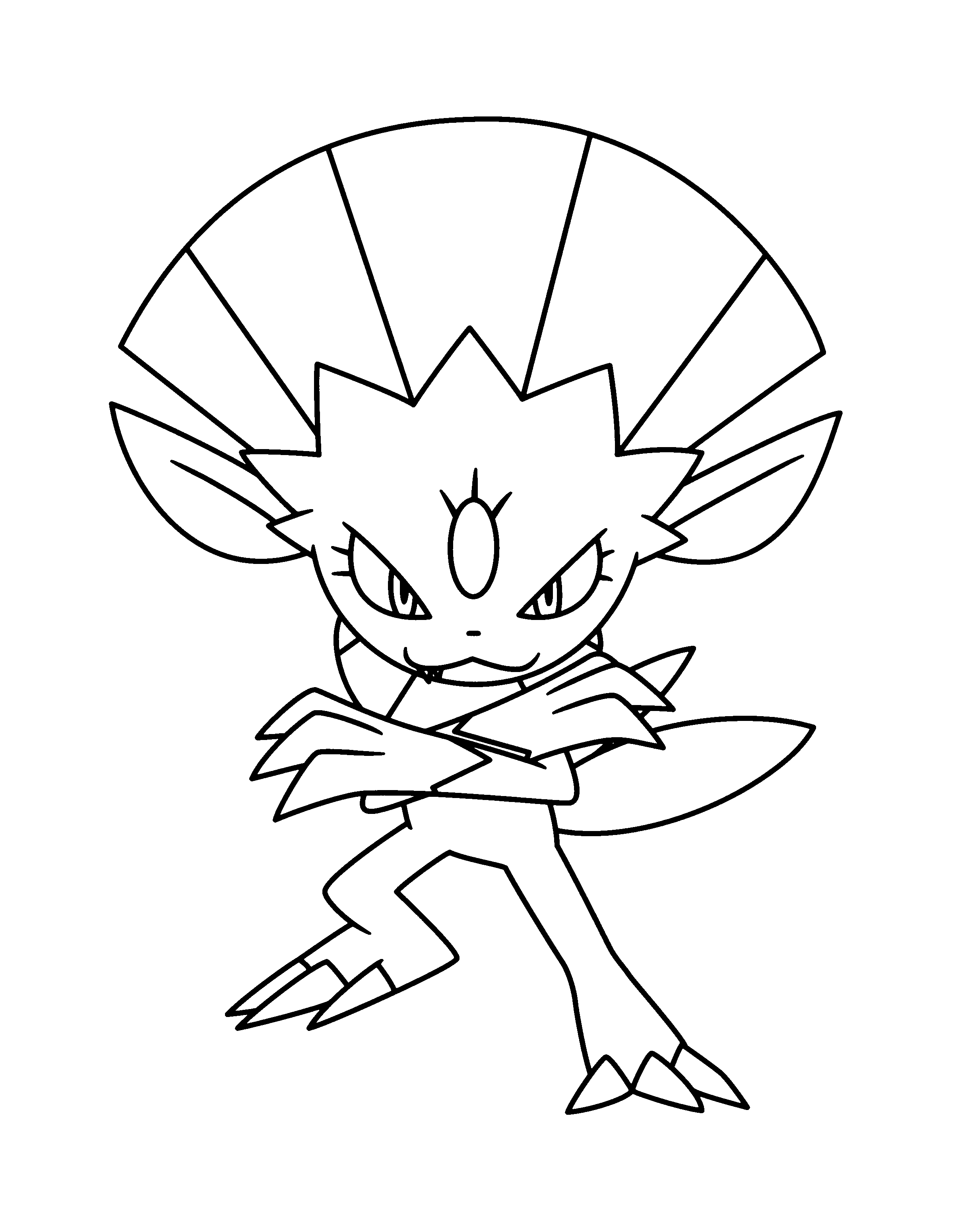 Pokemon advanced coloring pages