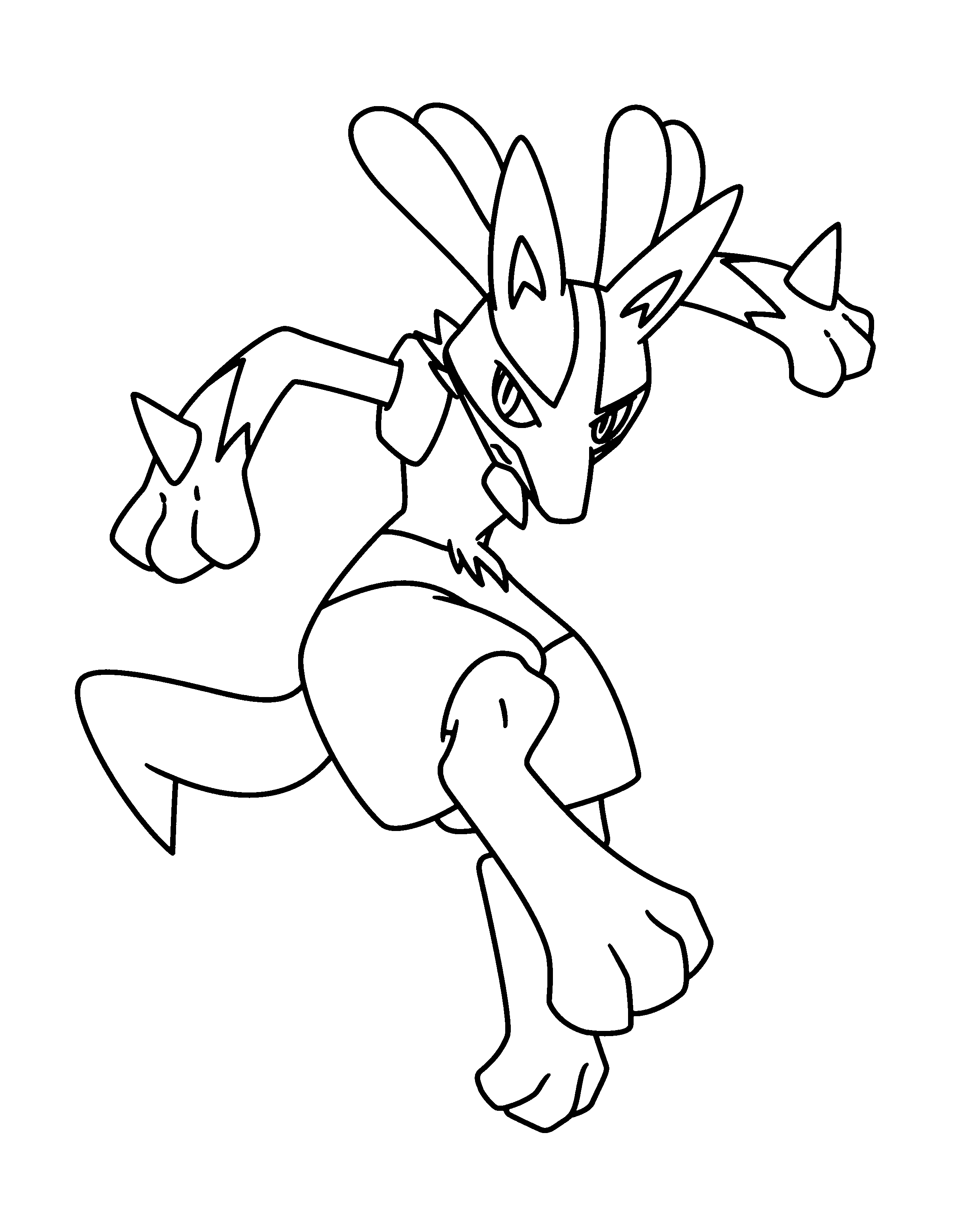 Pokemon advanced coloring pages