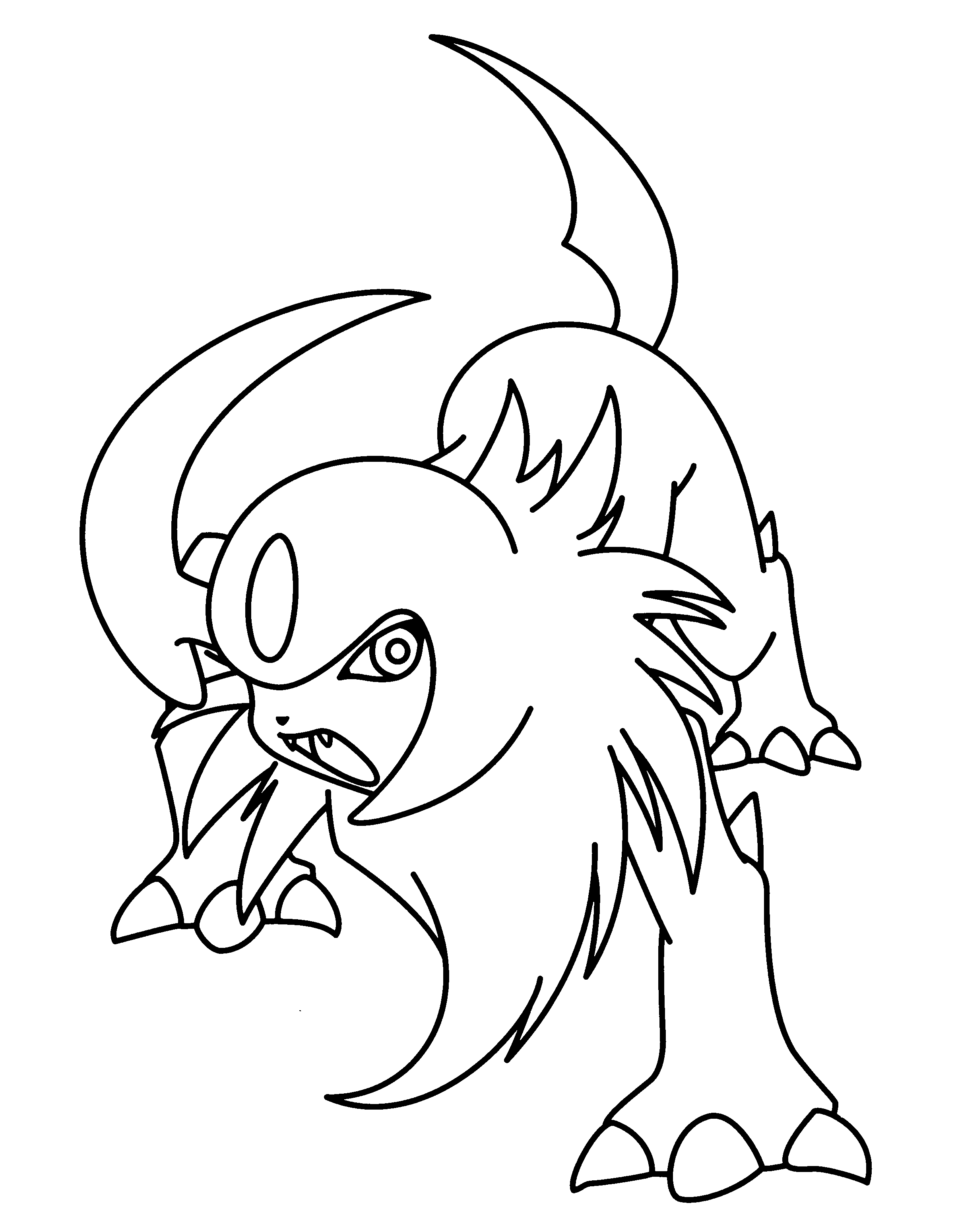 Pokemon advanced coloring pages