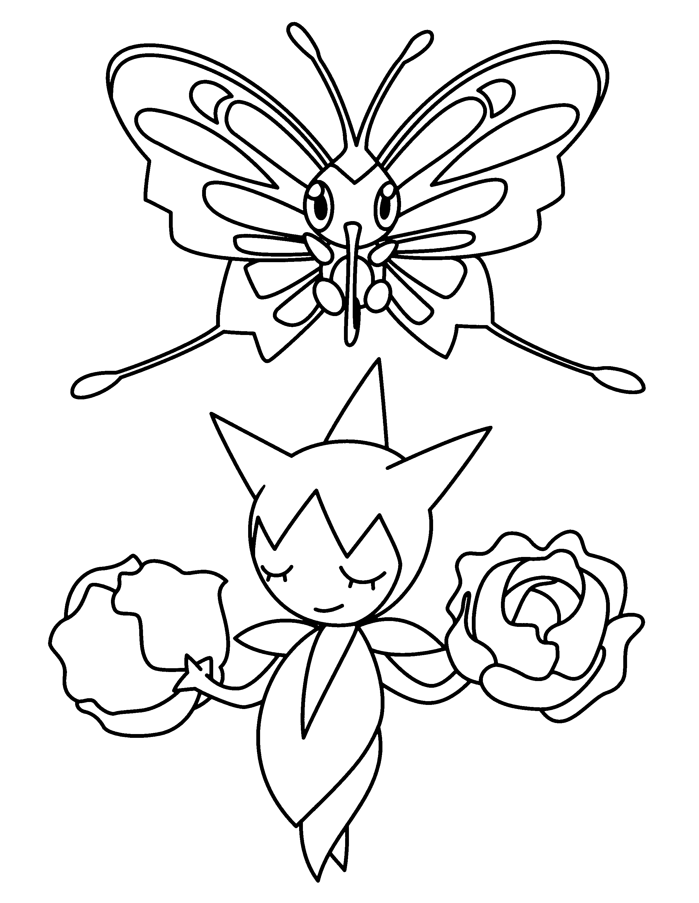 Pokemon advanced coloring pages