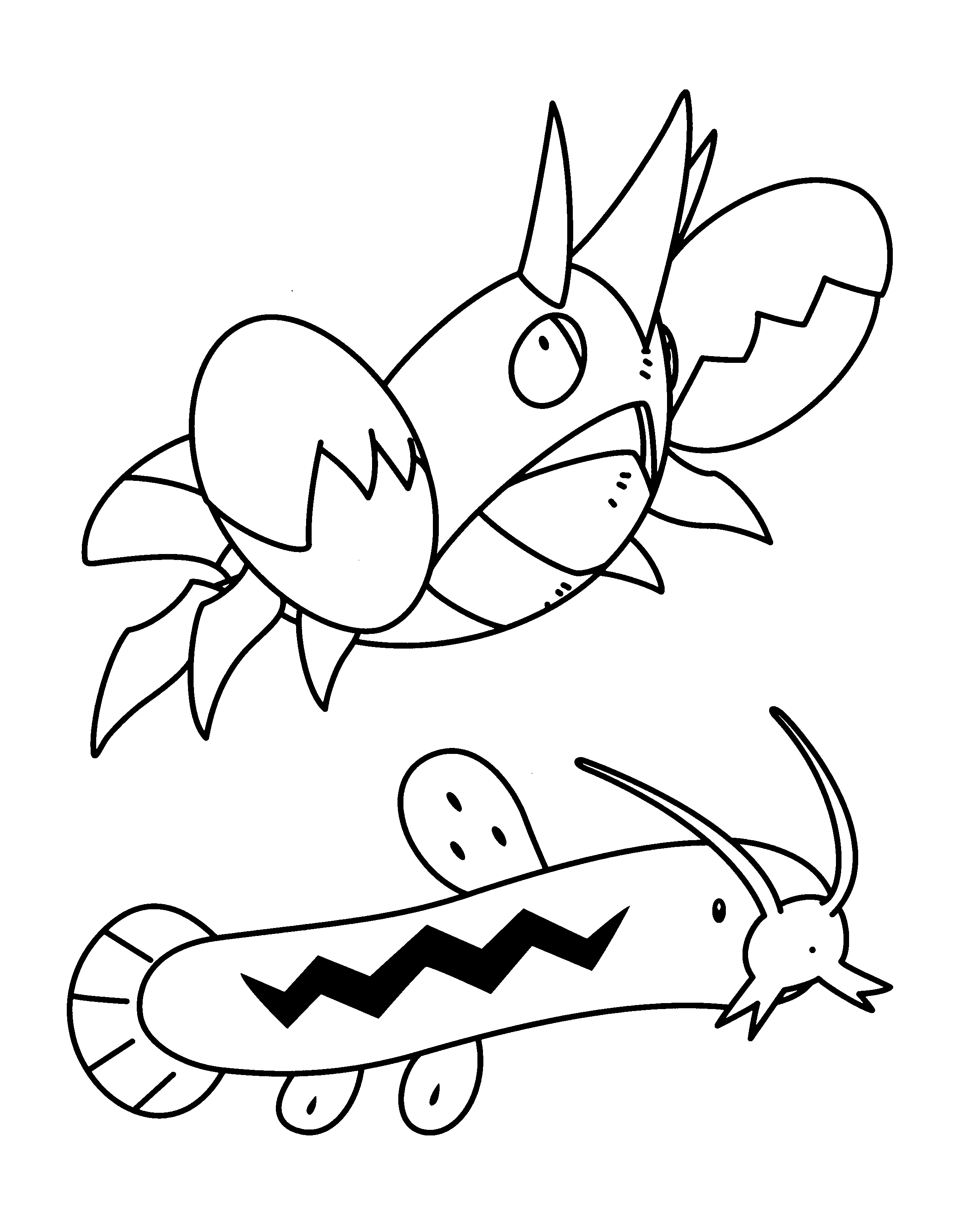 Pokemon advanced coloring pages