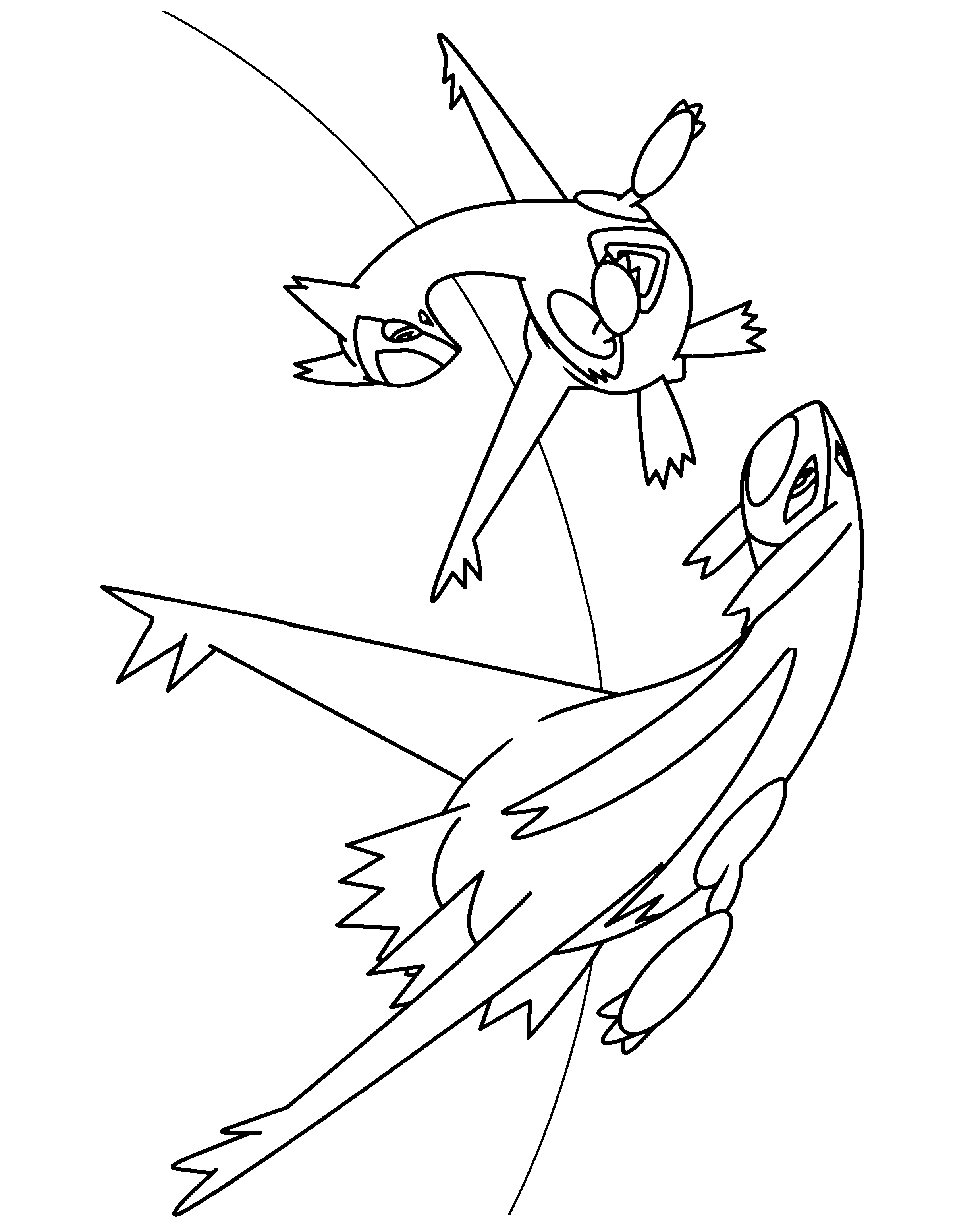 Pokemon advanced coloring pages