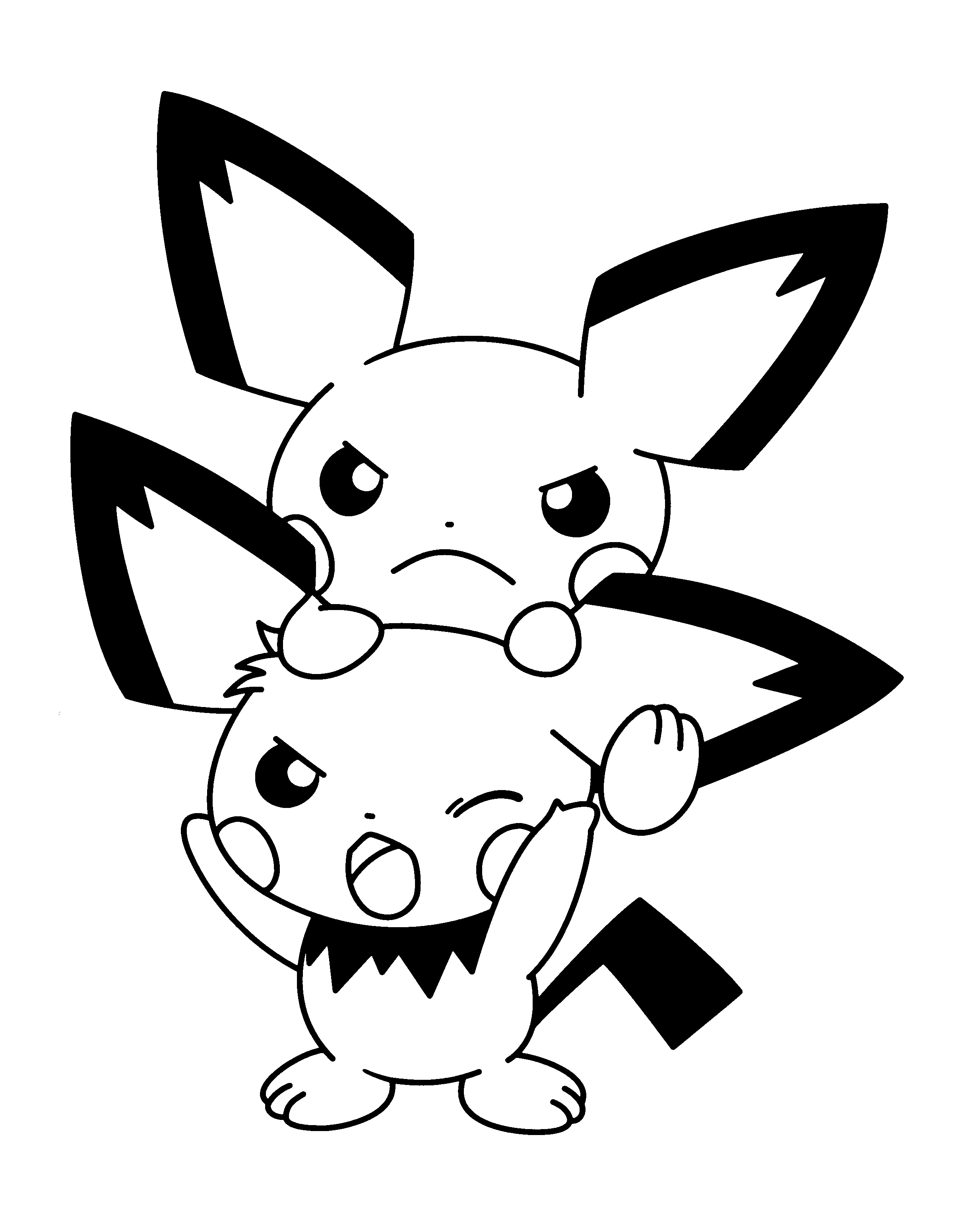 Pokemon advanced coloring pages