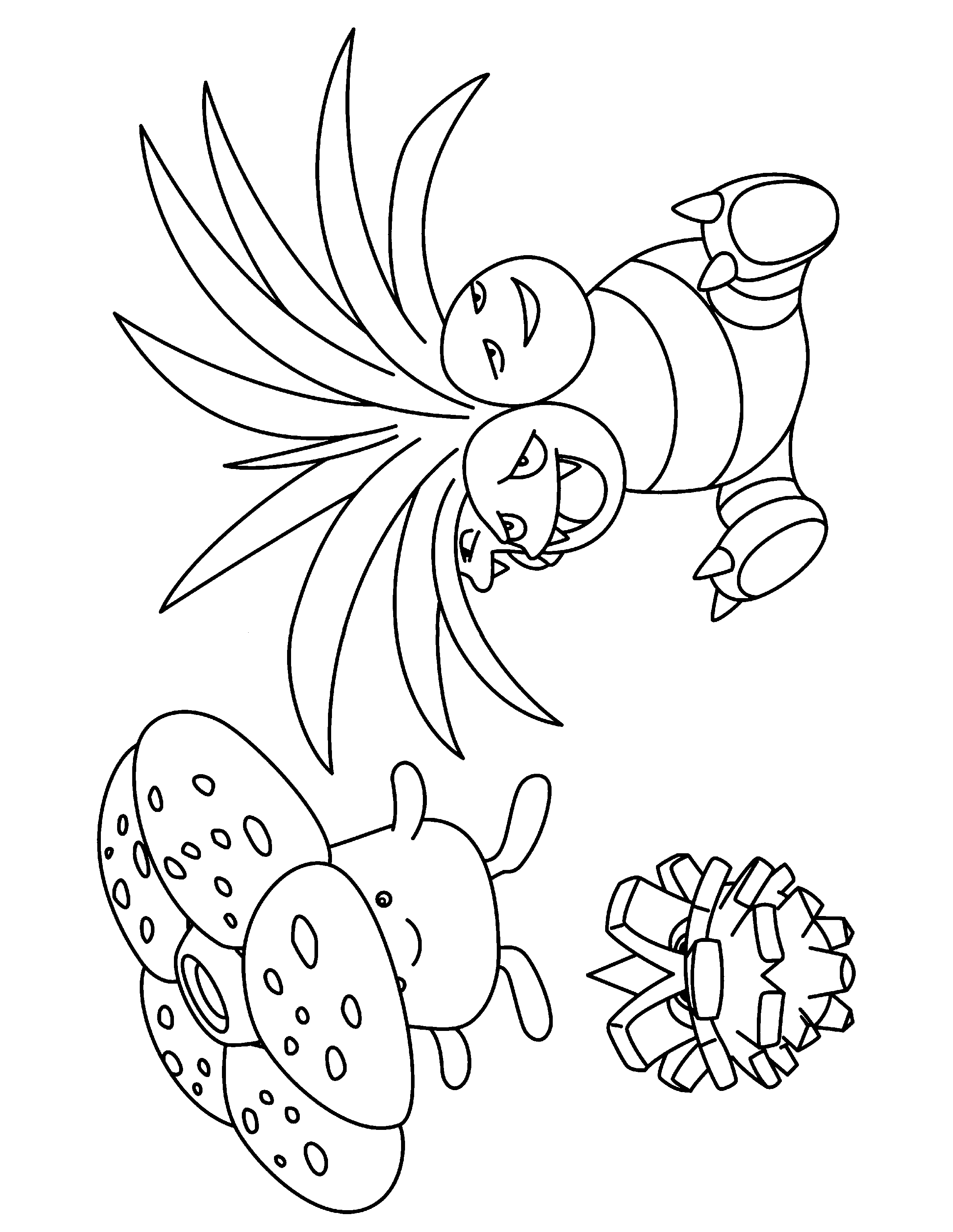 Pokemon advanced coloring pages