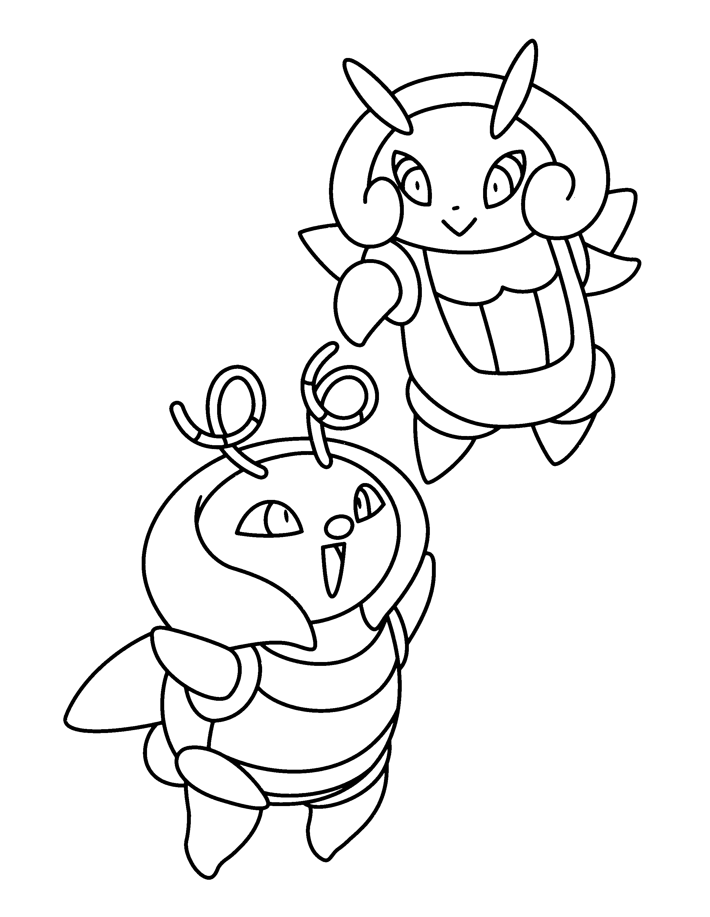 Pokemon advanced coloring pages