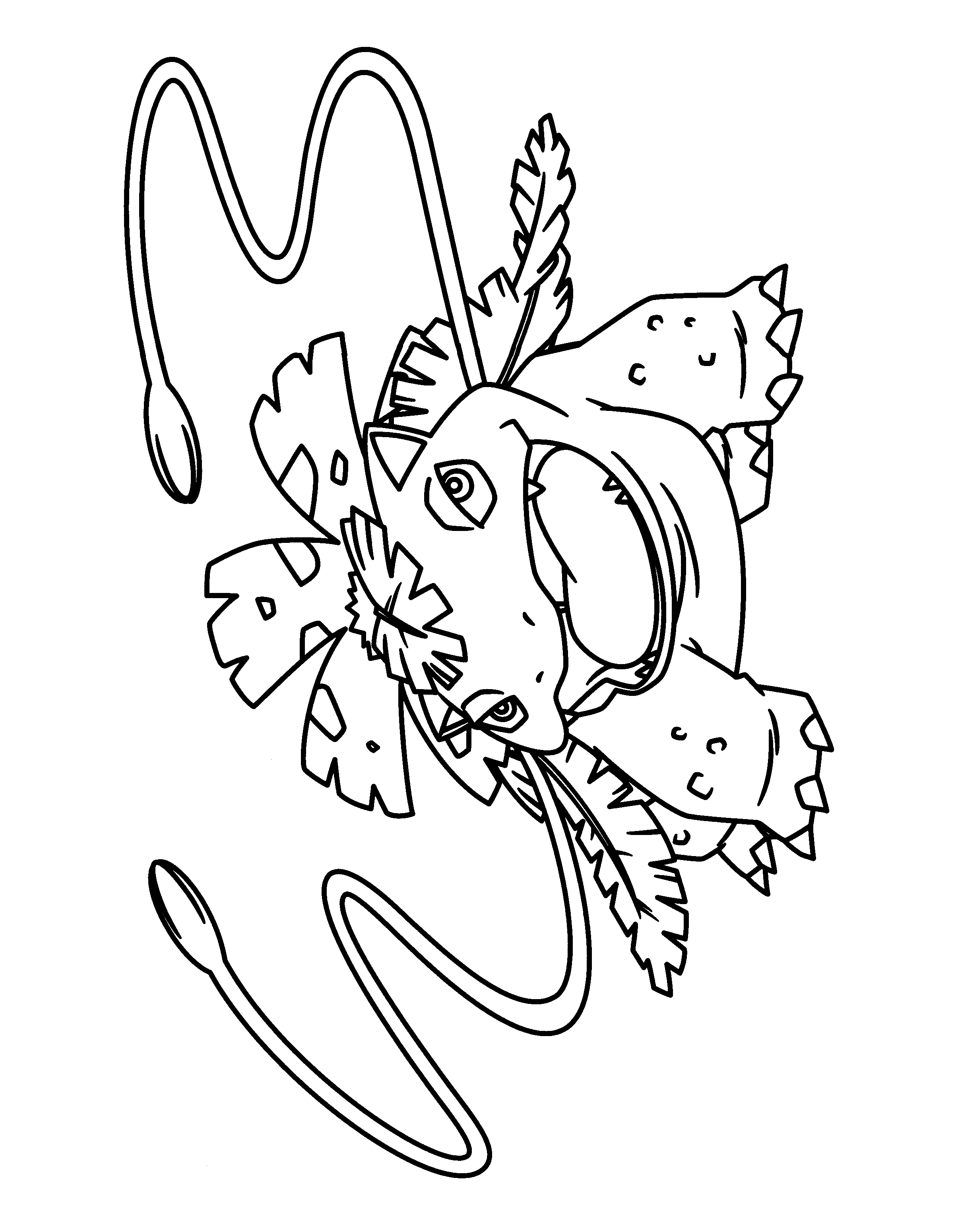 Pokemon advanced coloring pages