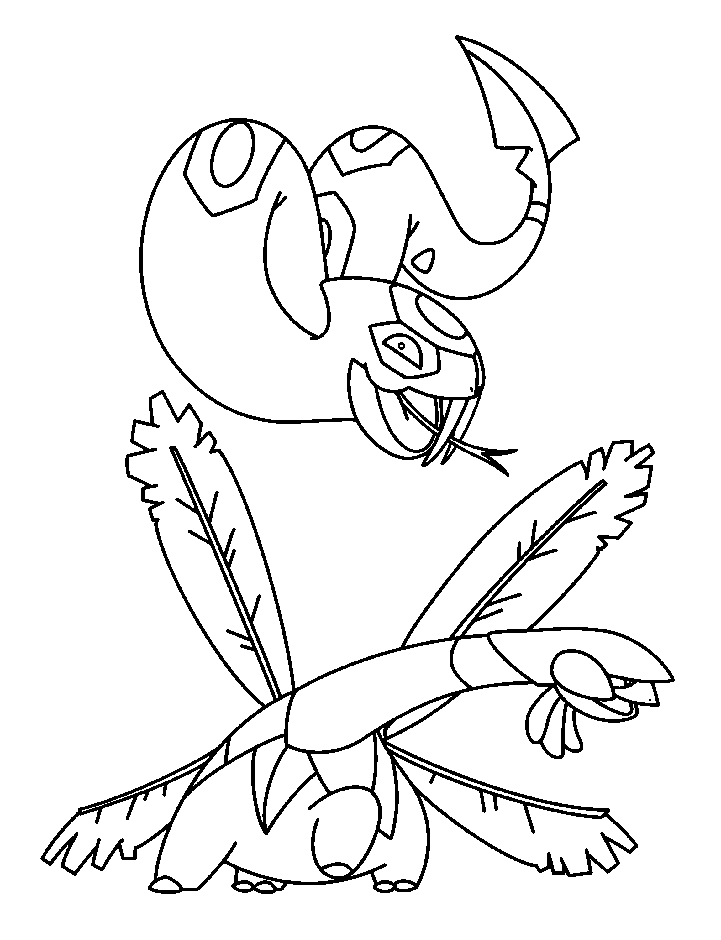 Pokemon advanced coloring pages