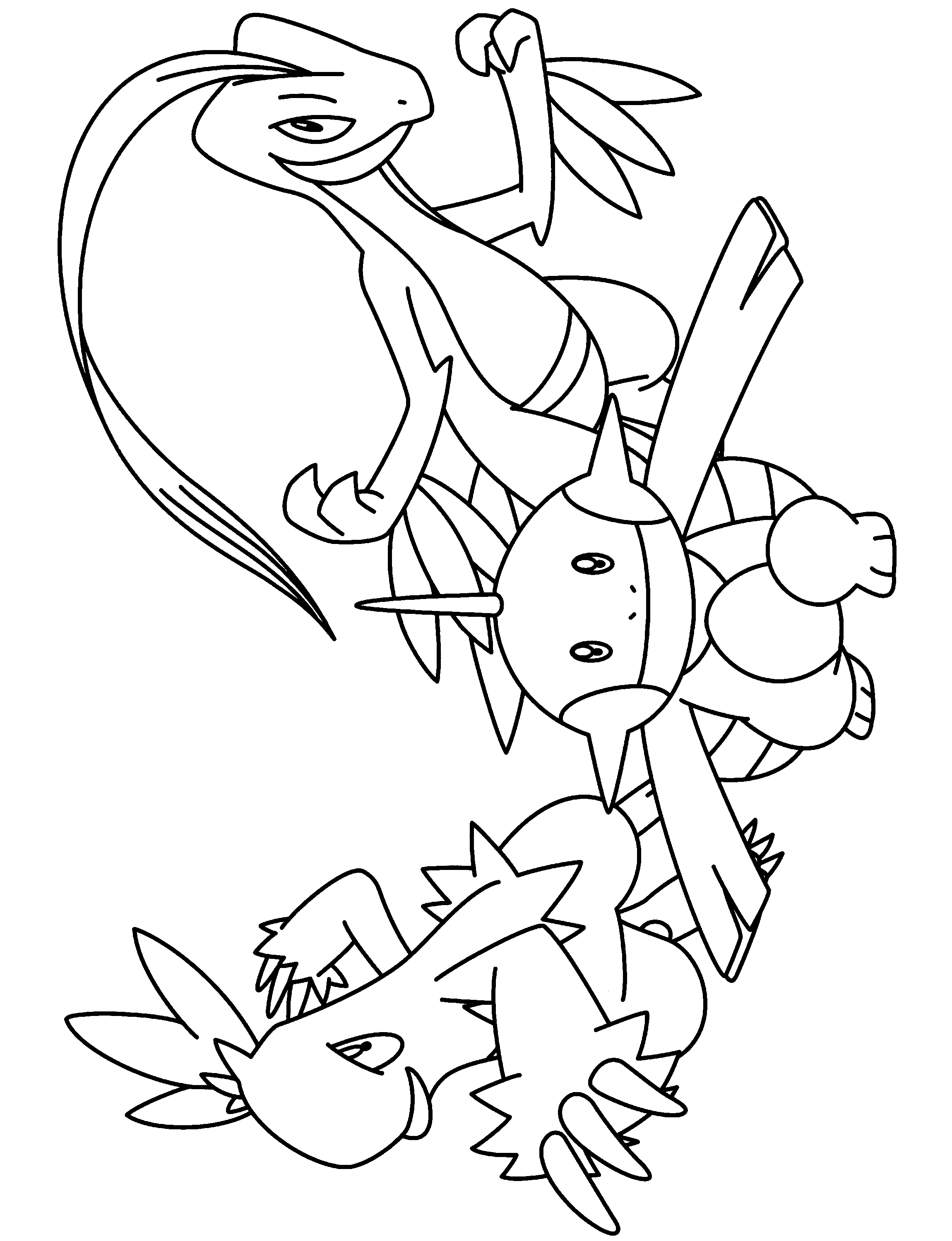 Pokemon advanced coloring pages