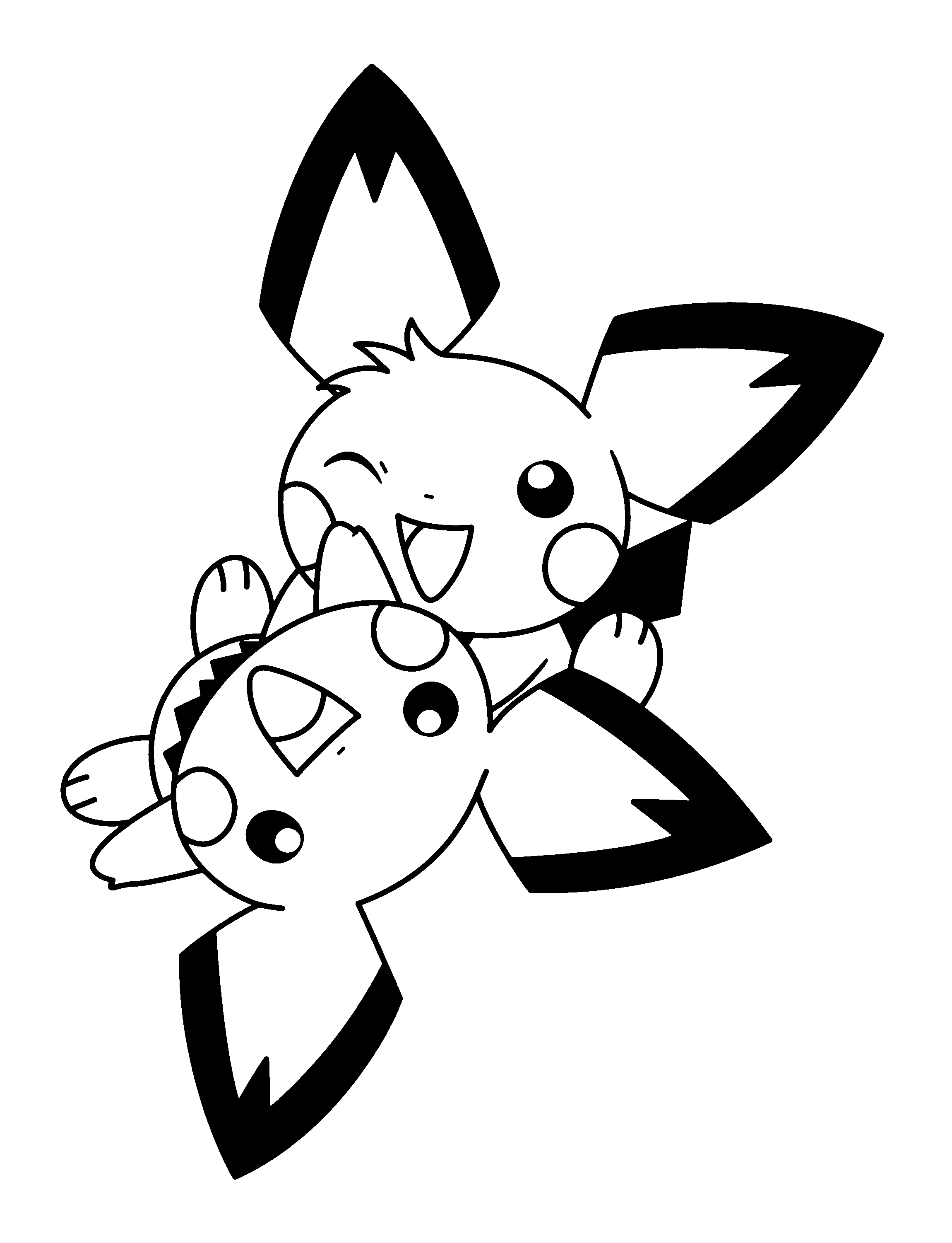 Pokemon advanced coloring pages