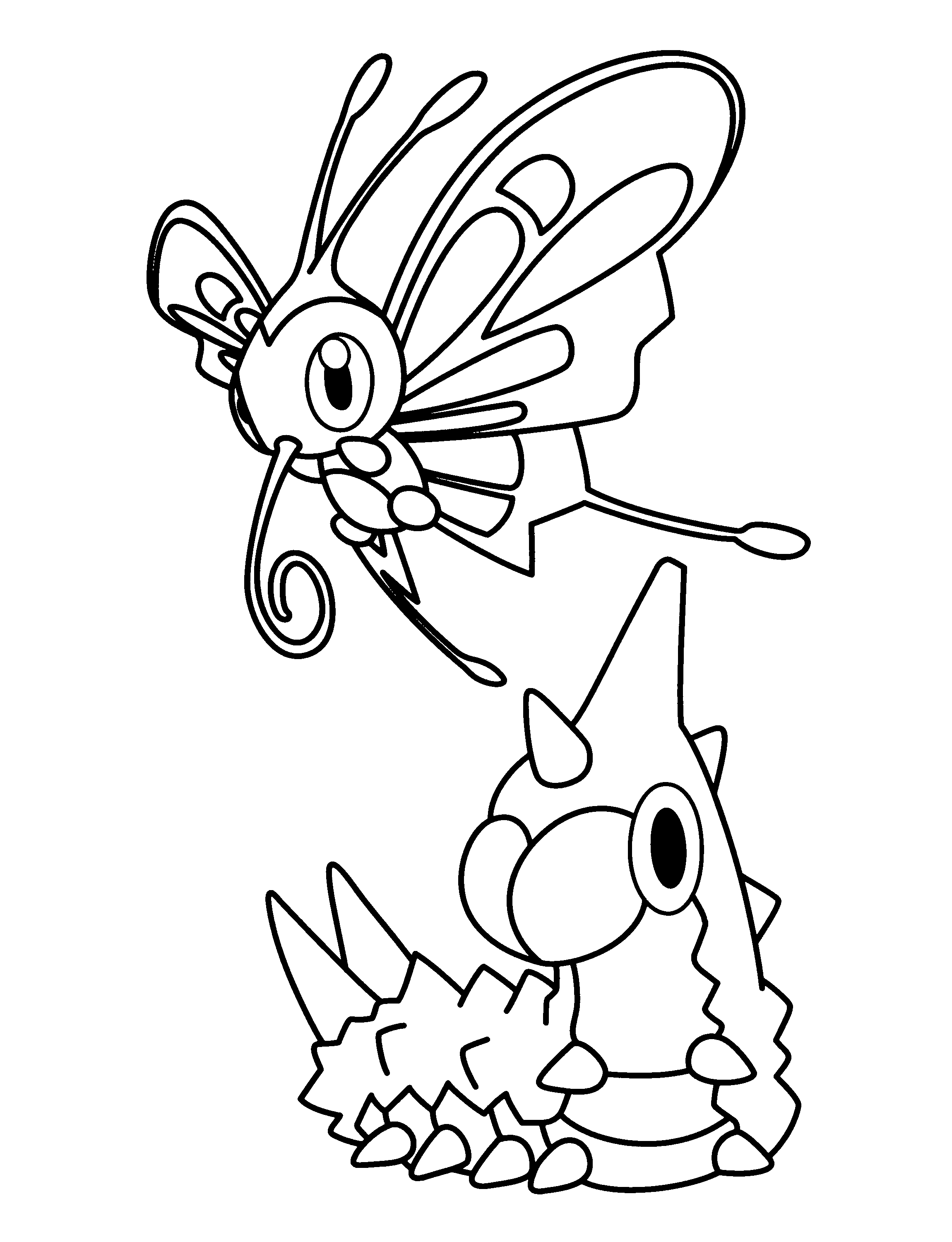 Pokemon advanced coloring pages