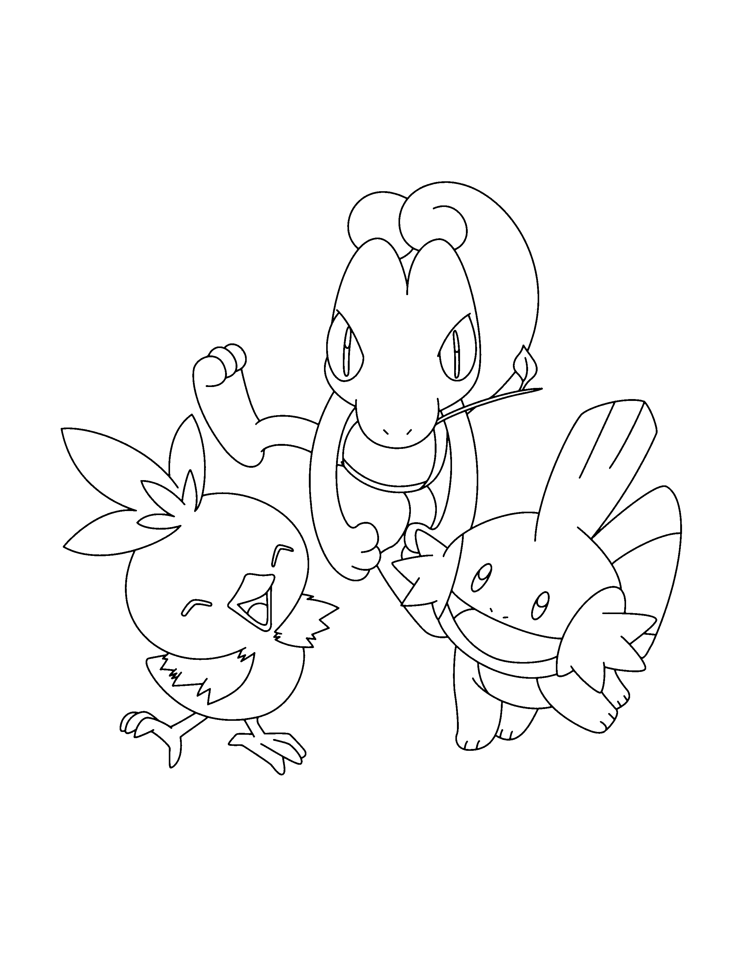 Pokemon advanced coloring pages