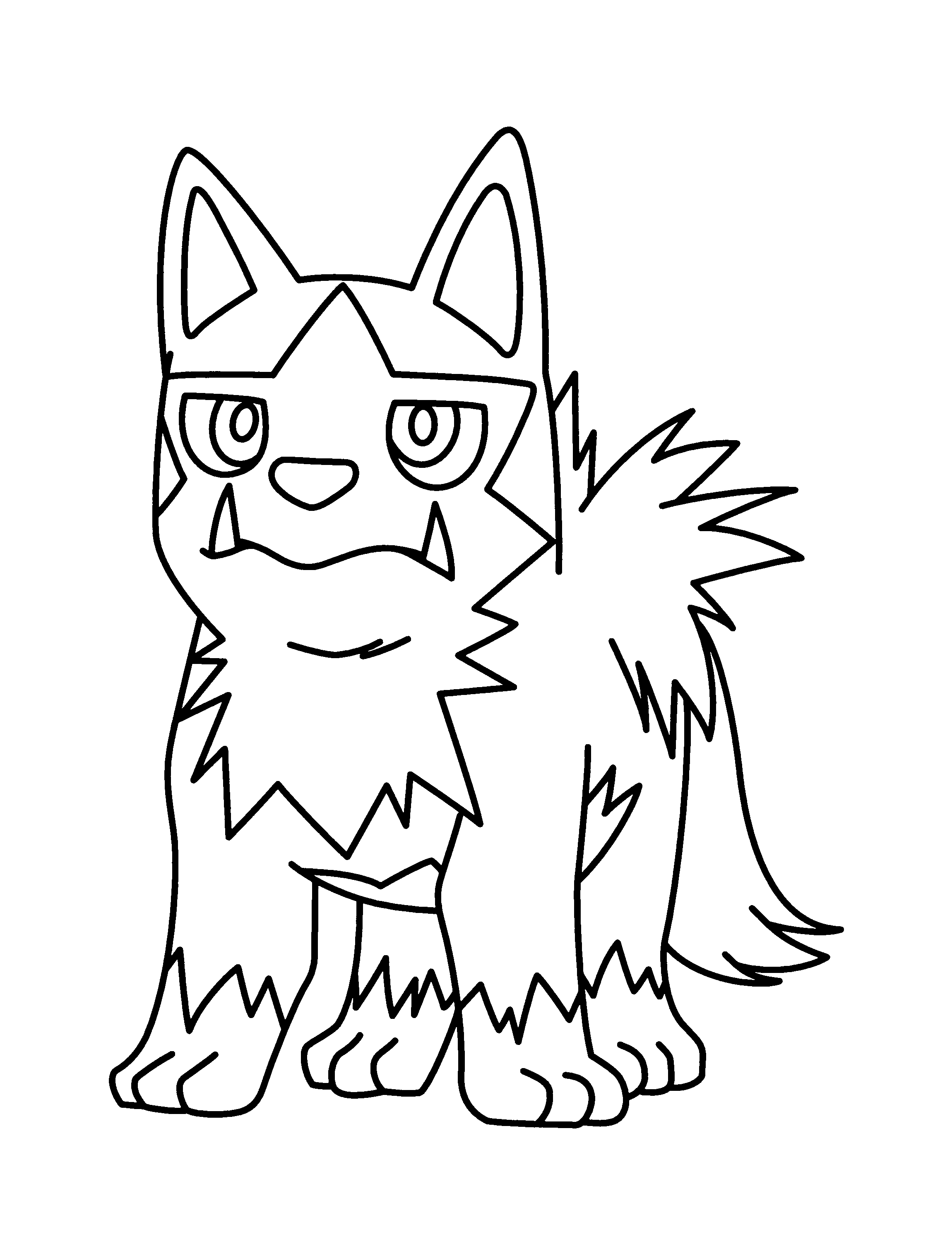 Pokemon advanced coloring pages