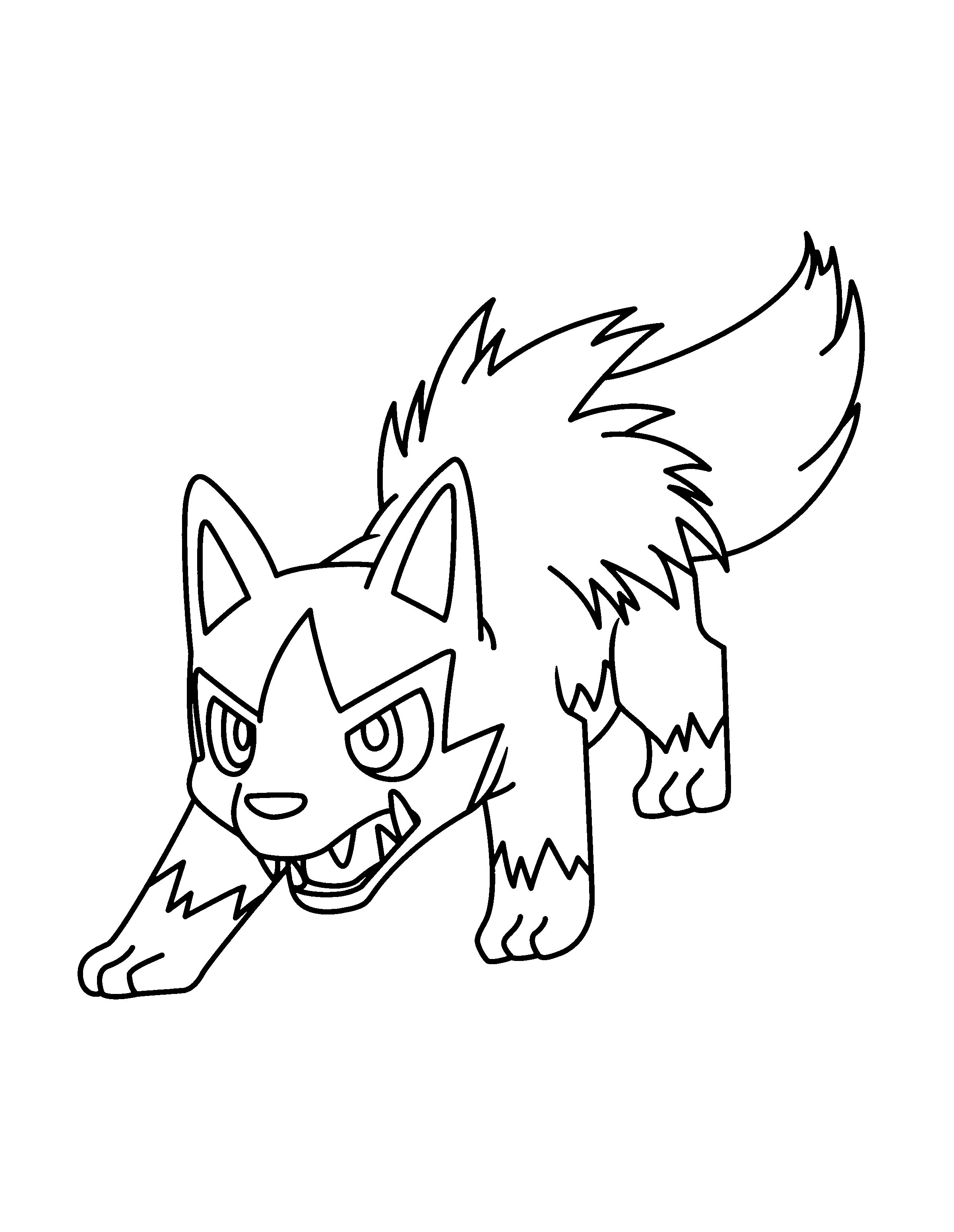 Pokemon advanced coloring pages