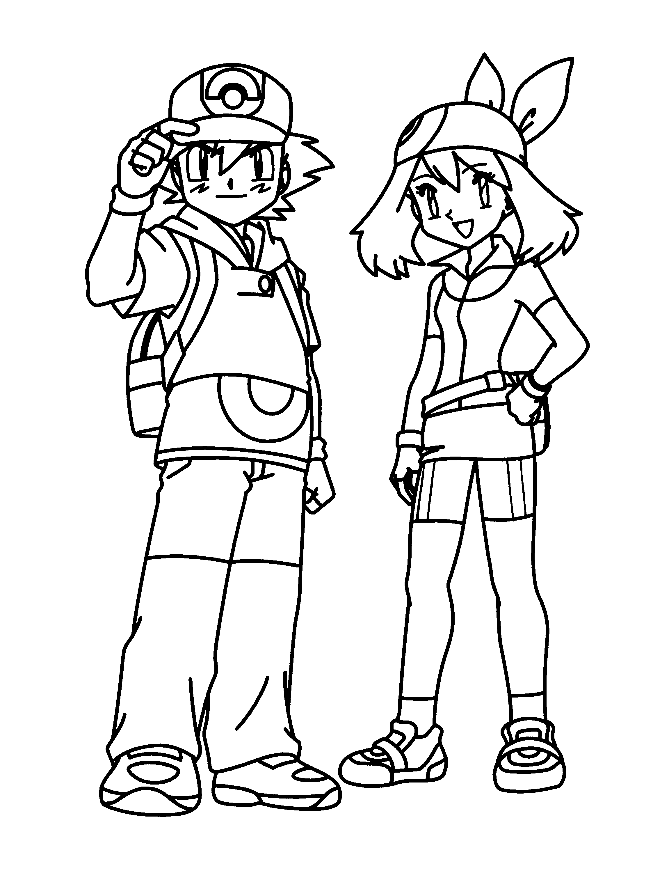 Pokemon advanced coloring pages