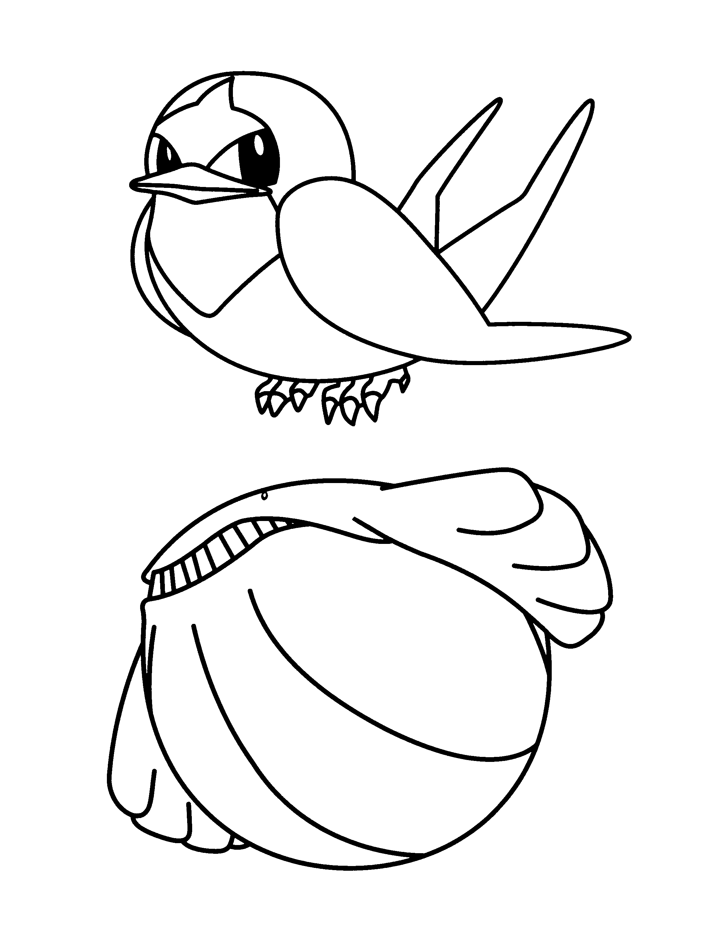 Pokemon advanced coloring pages