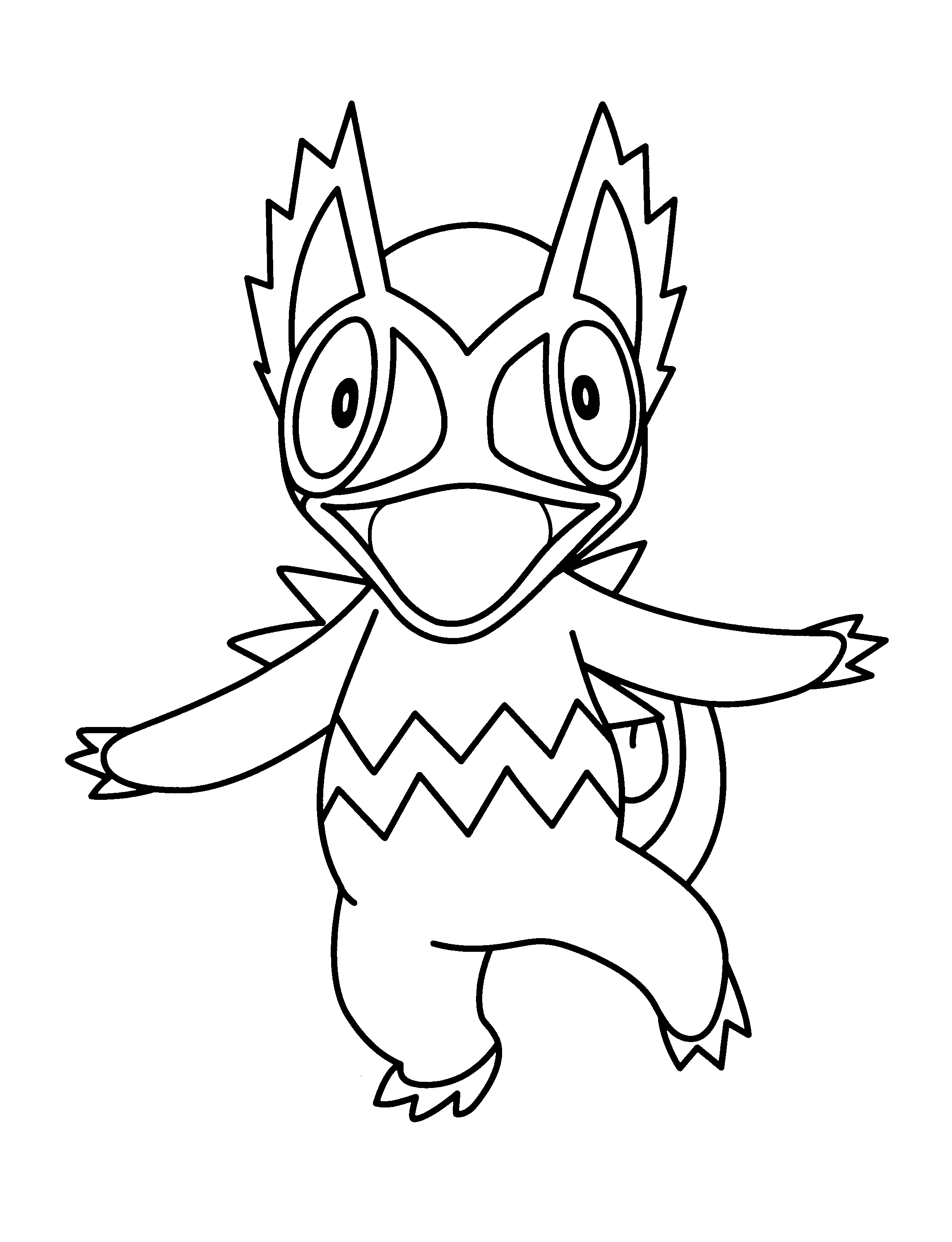 Pokemon advanced coloring pages