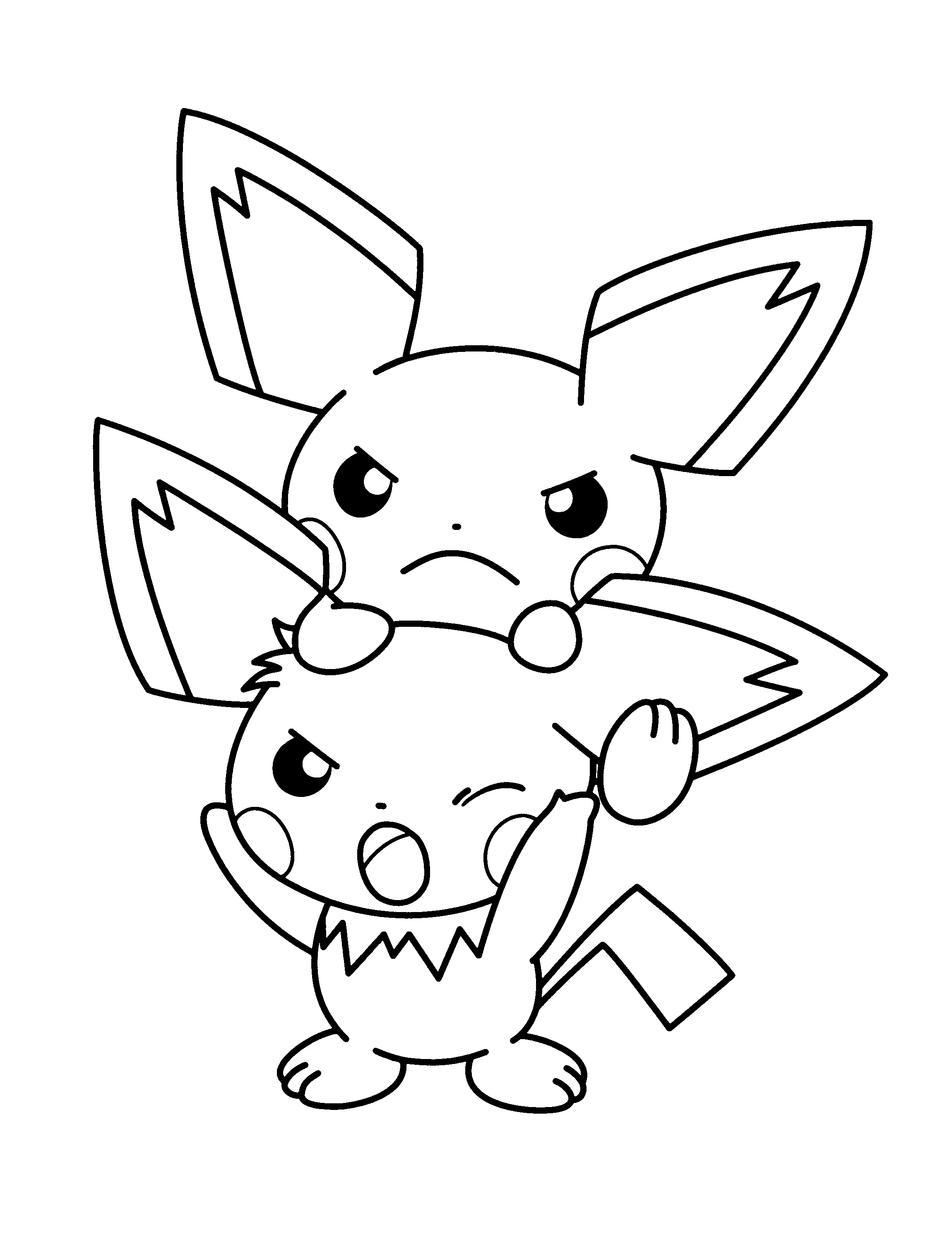 Pokemon advanced coloring pages