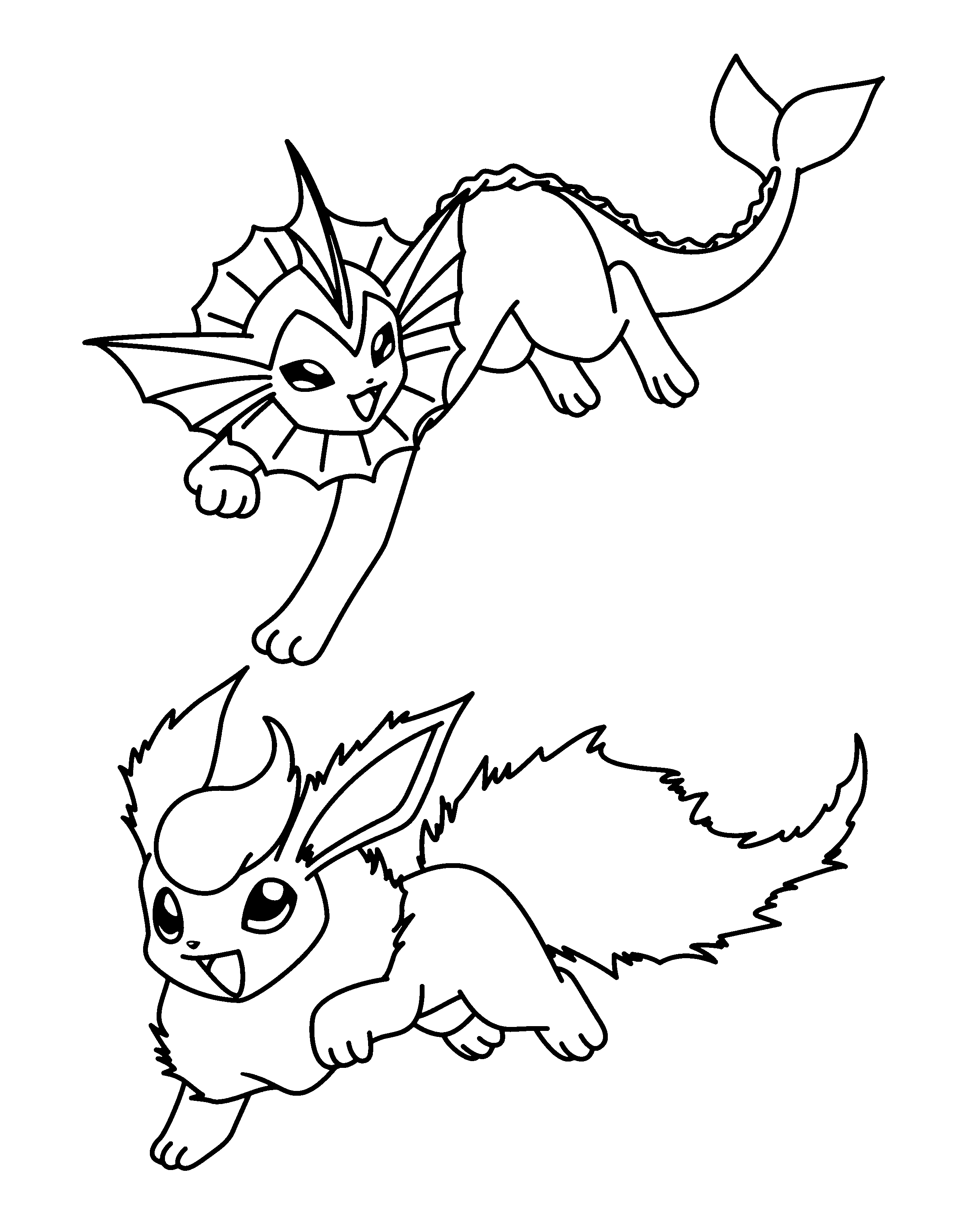 Pokemon advanced coloring pages