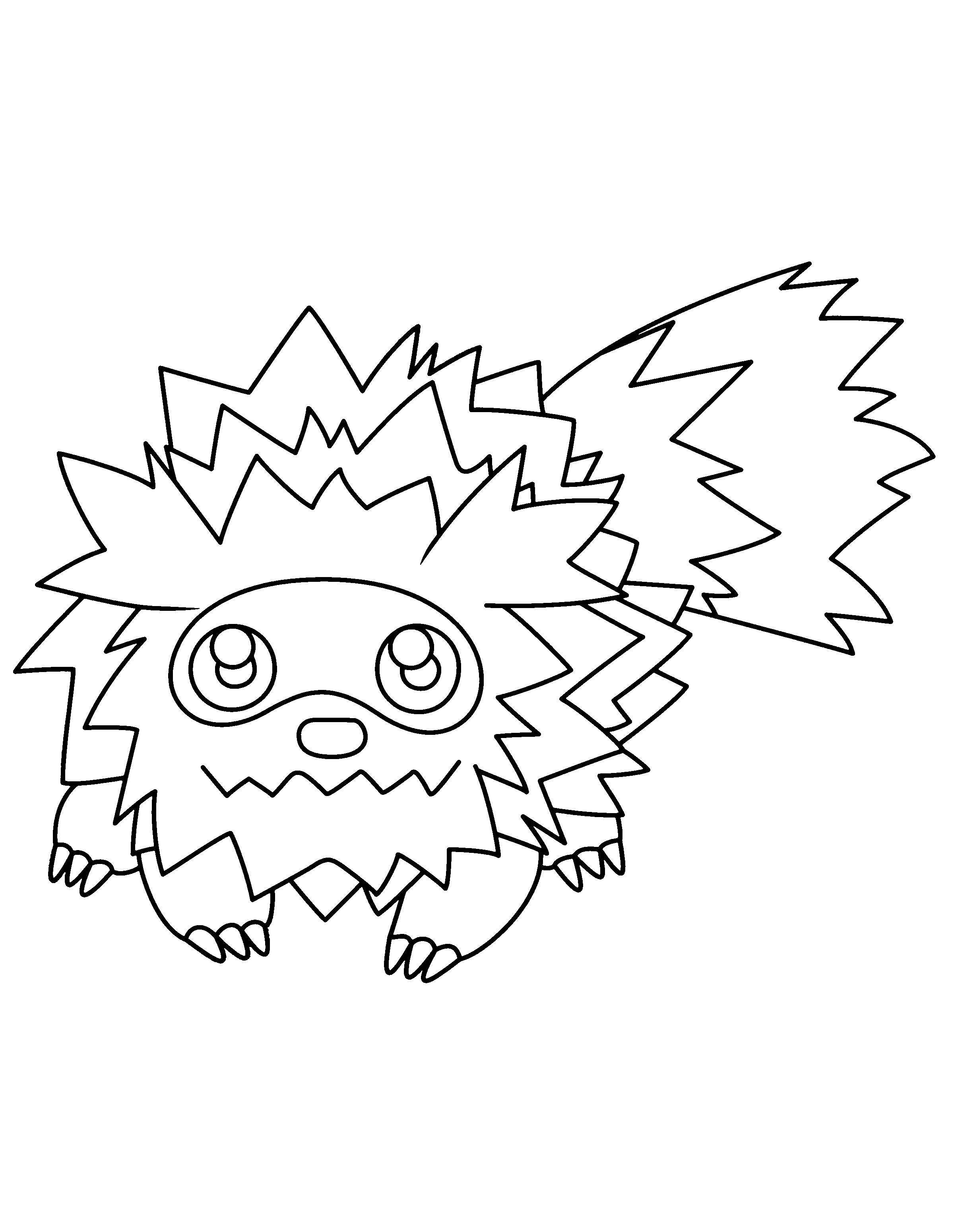 Pokemon advanced coloring pages