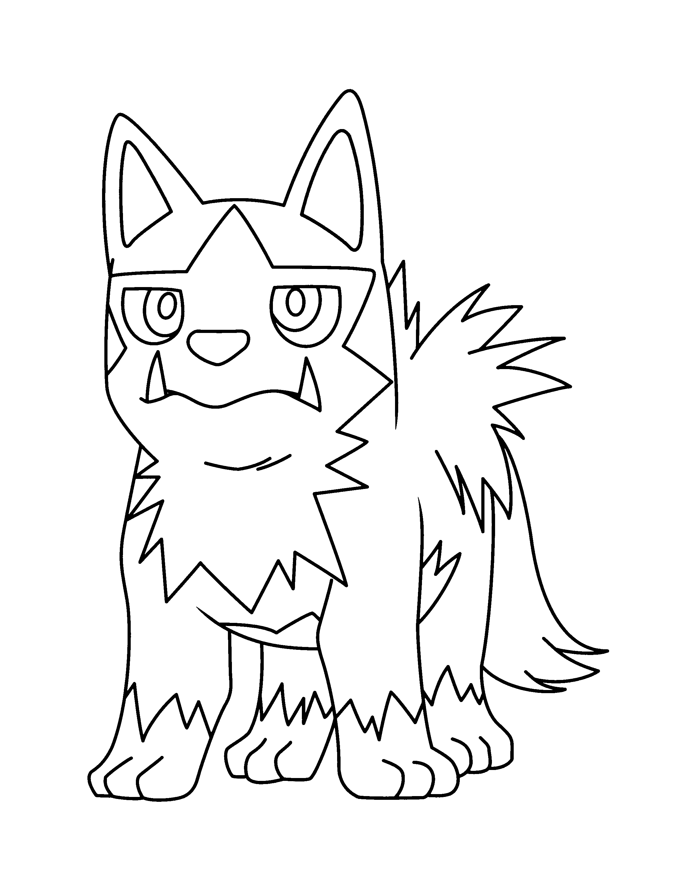 Pokemon advanced coloring pages