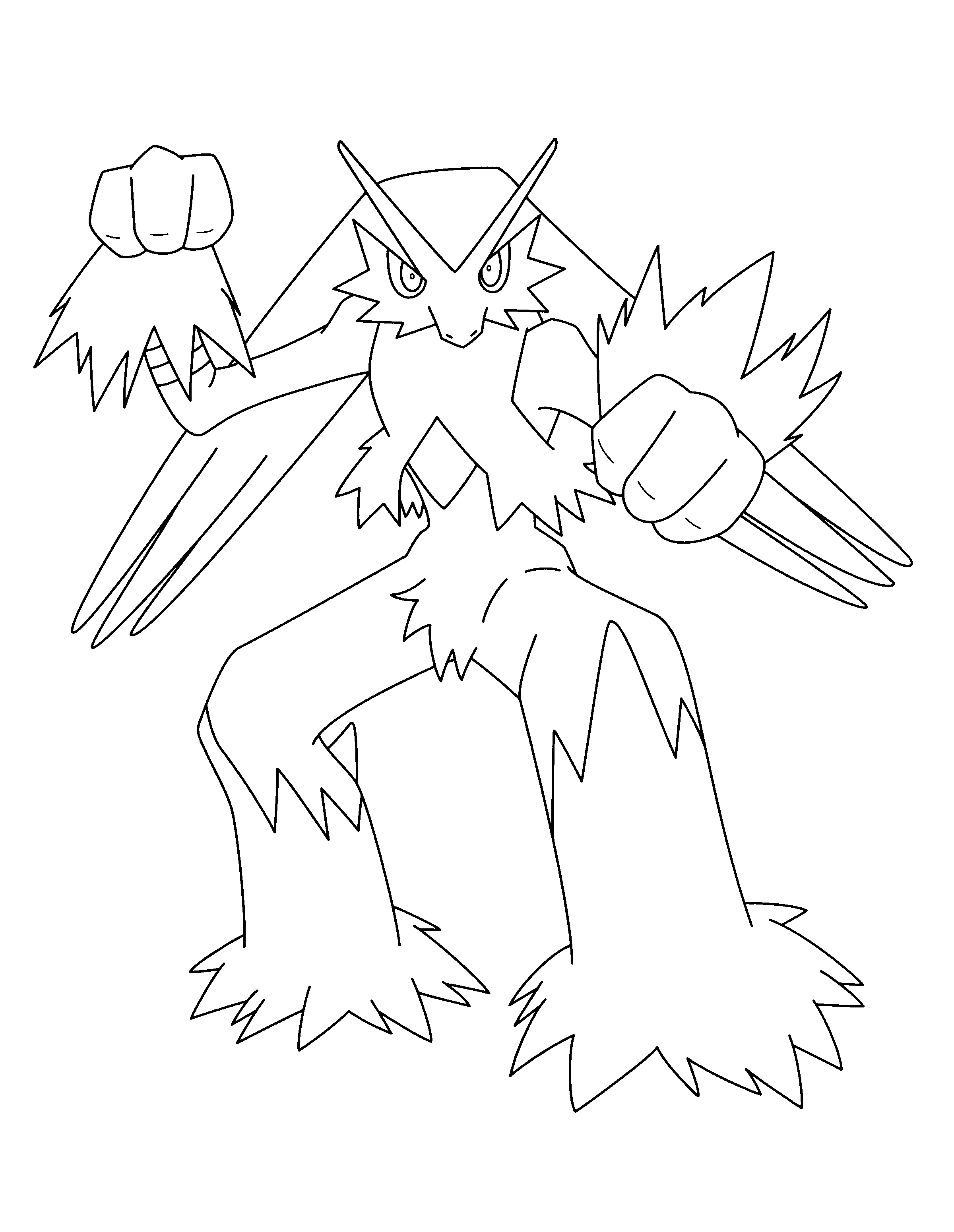 Pokemon advanced coloring pages