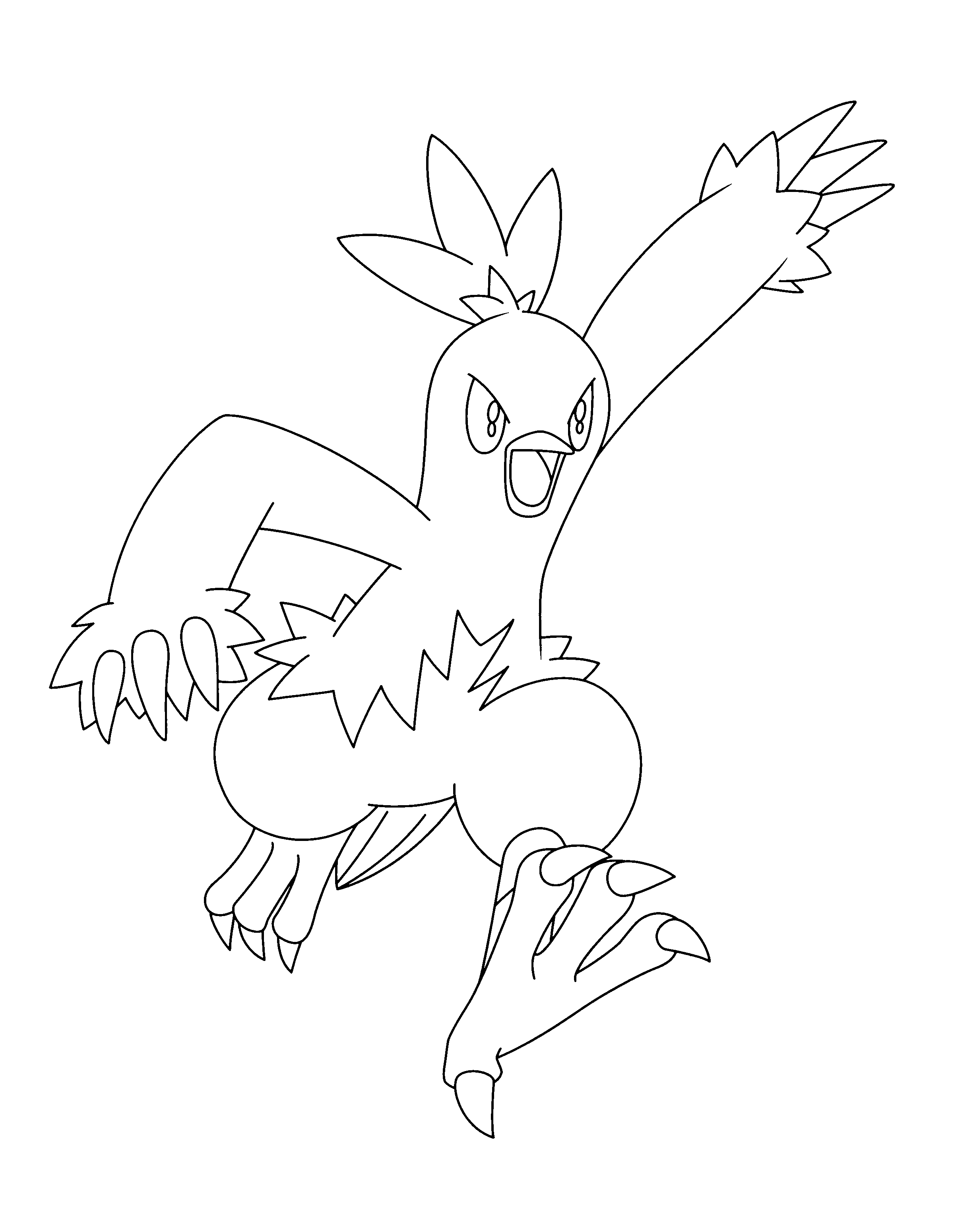 Pokemon advanced coloring pages