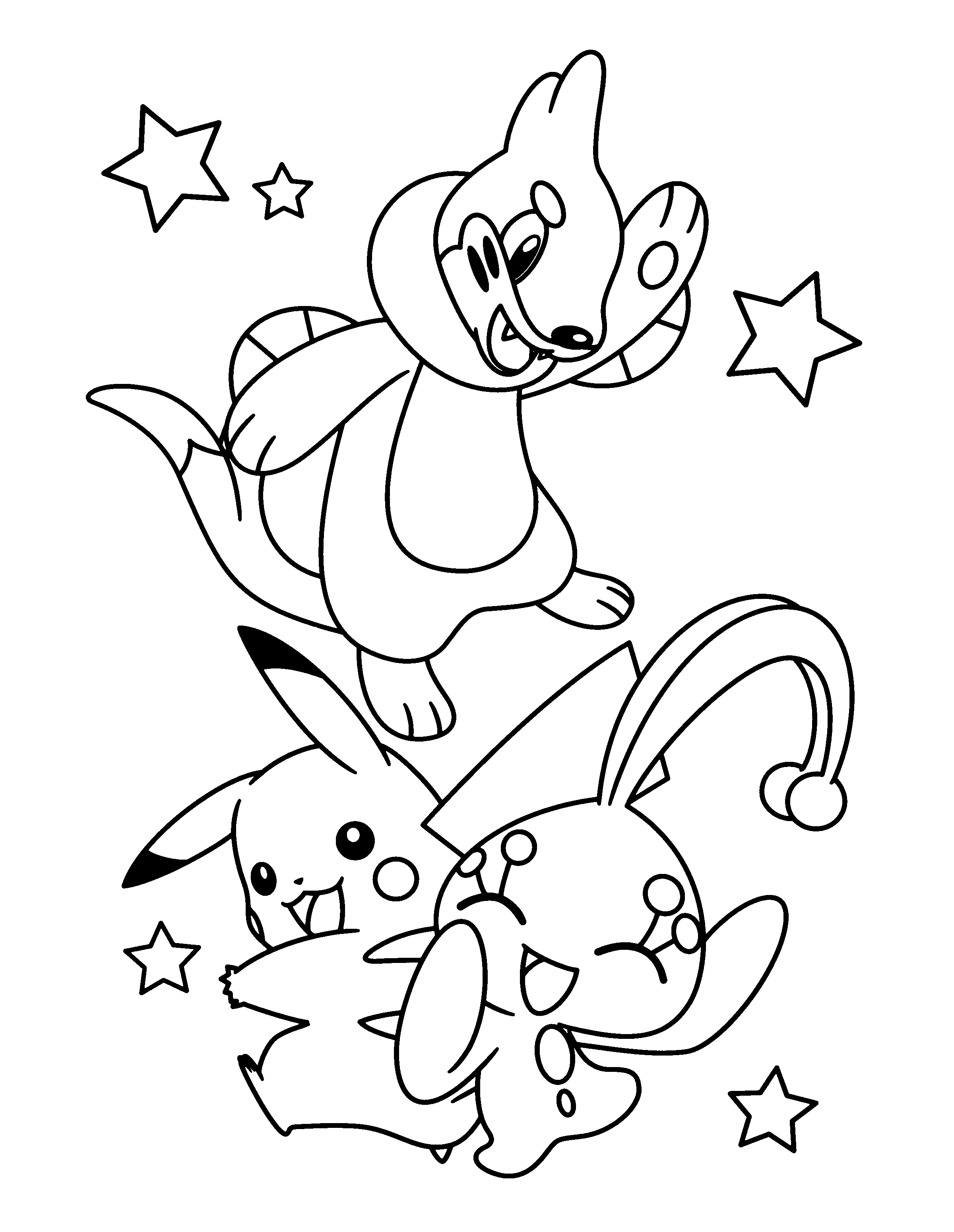 Pokemon advanced coloring pages