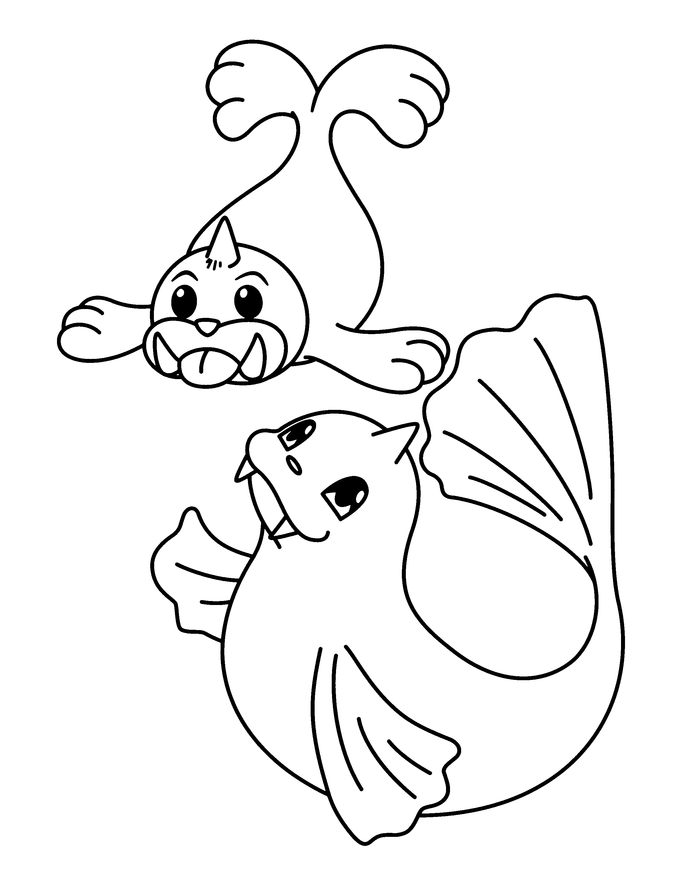 Pokemon advanced coloring pages