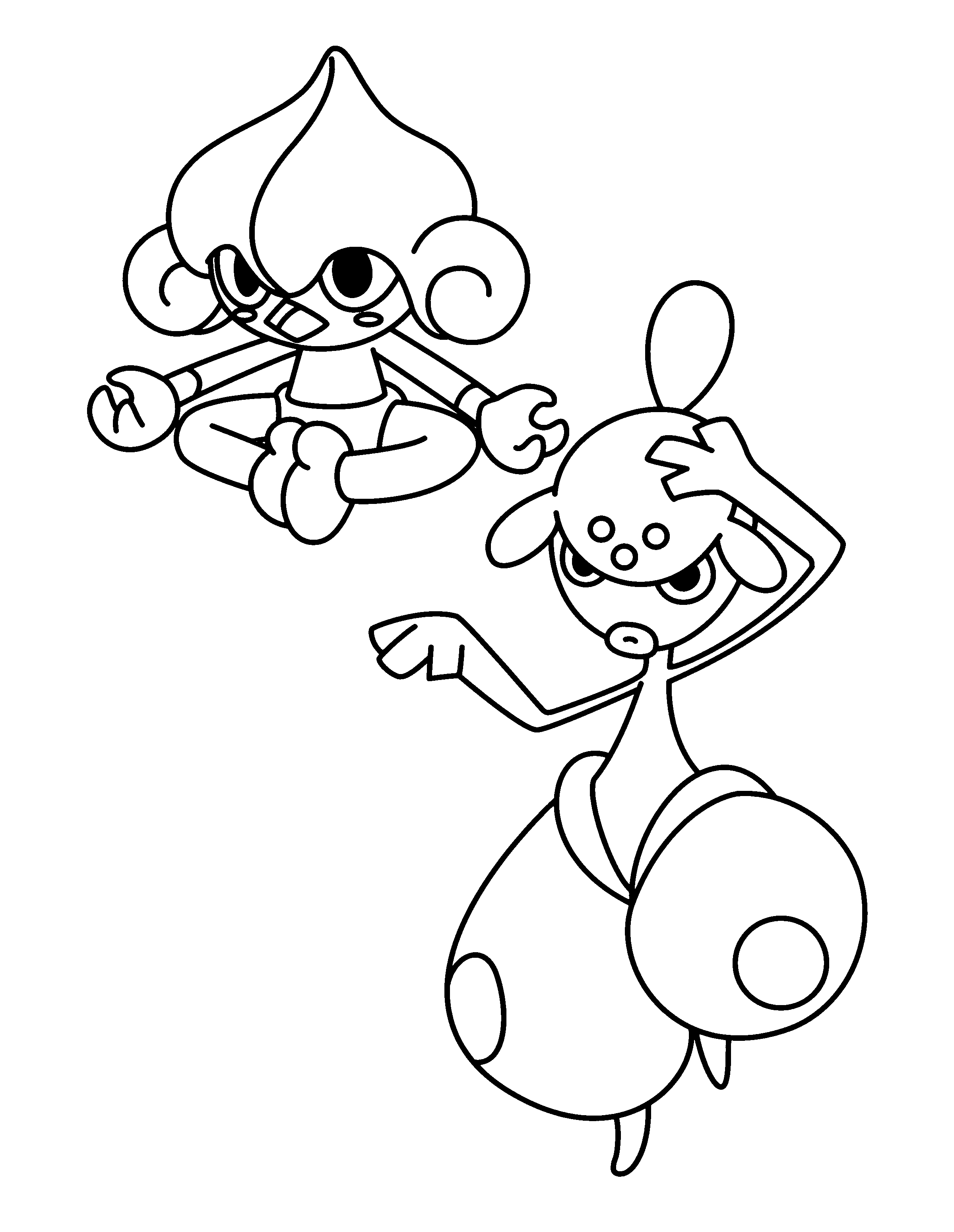 Pokemon advanced coloring pages