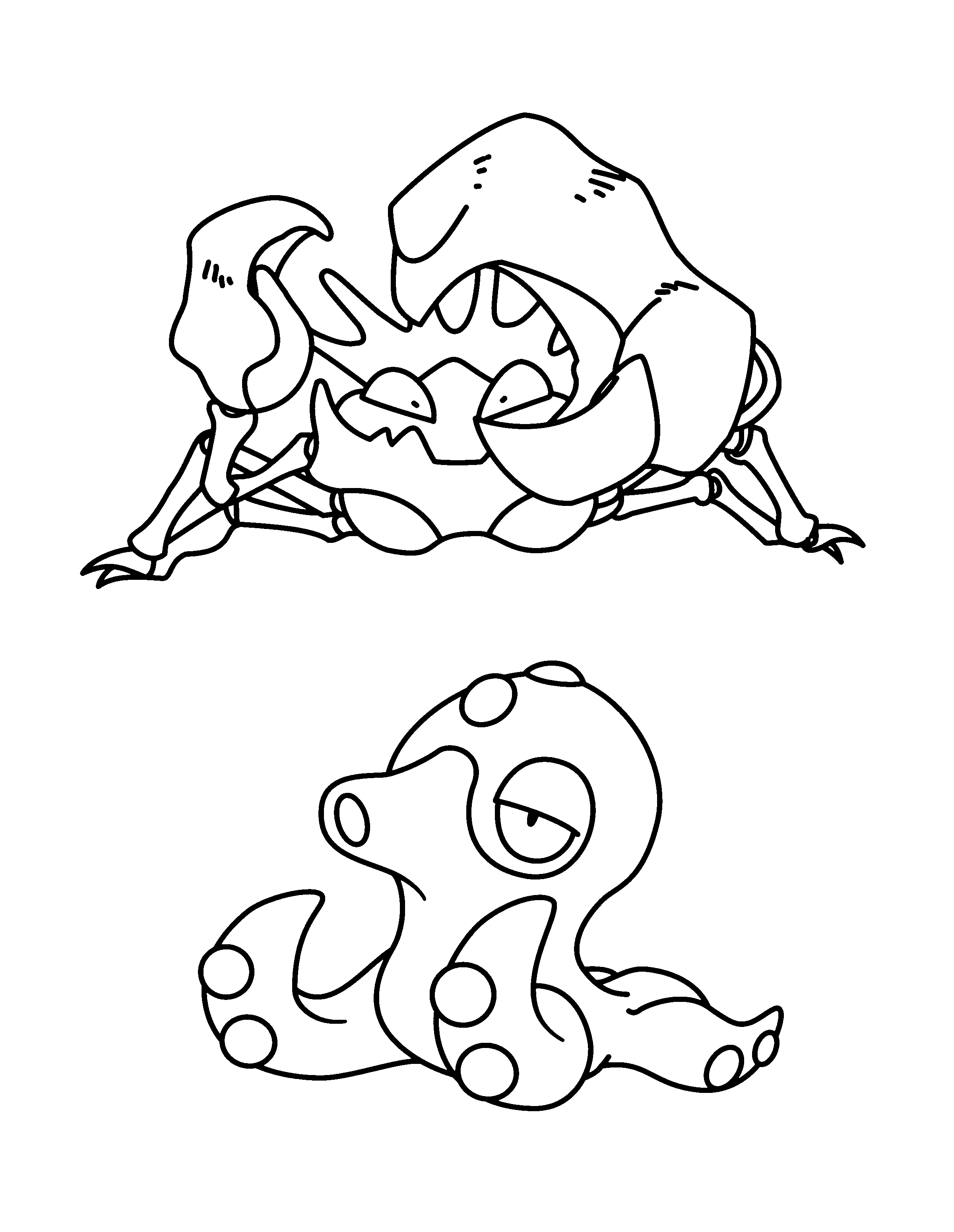 Pokemon advanced coloring pages