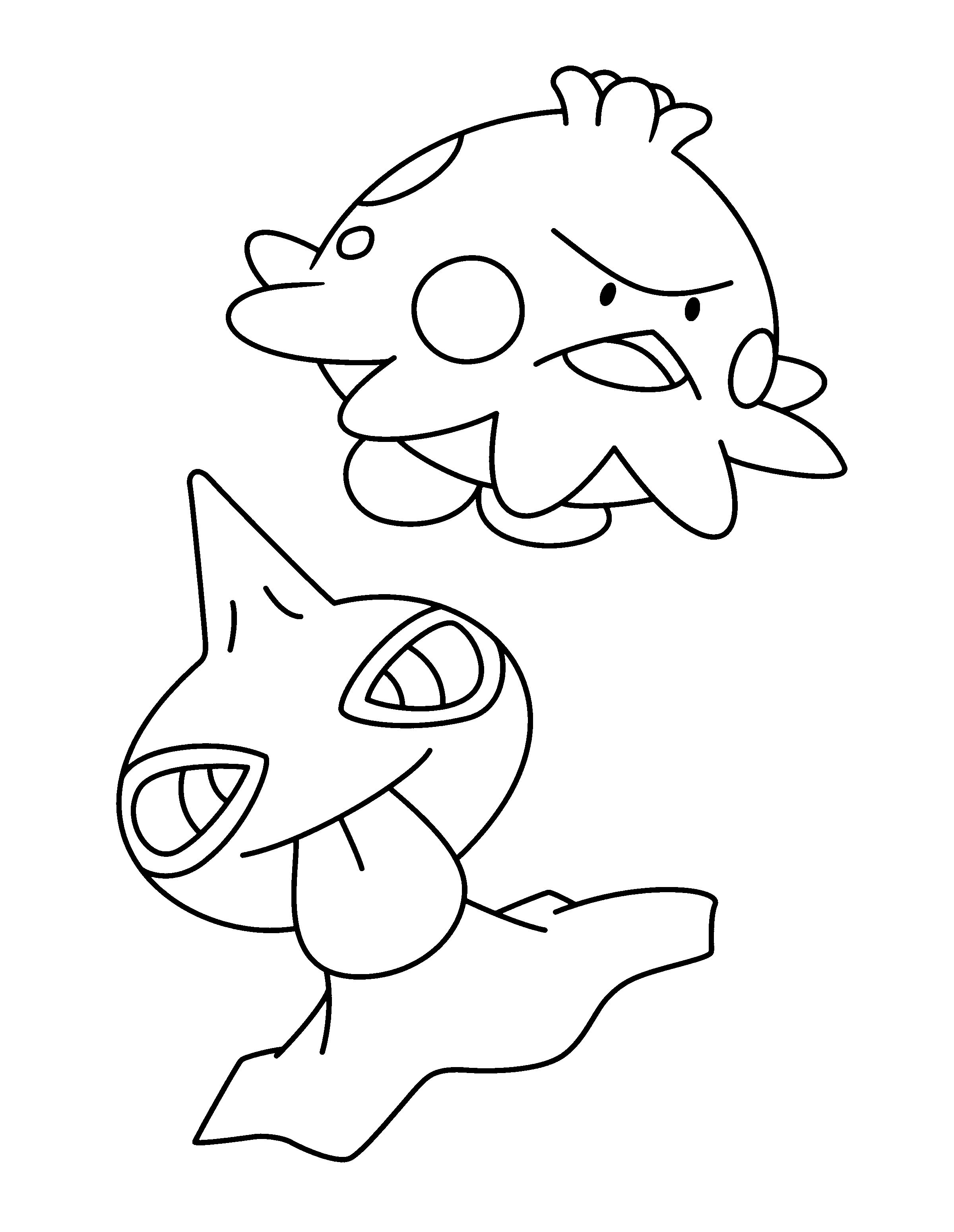 Pokemon advanced coloring pages