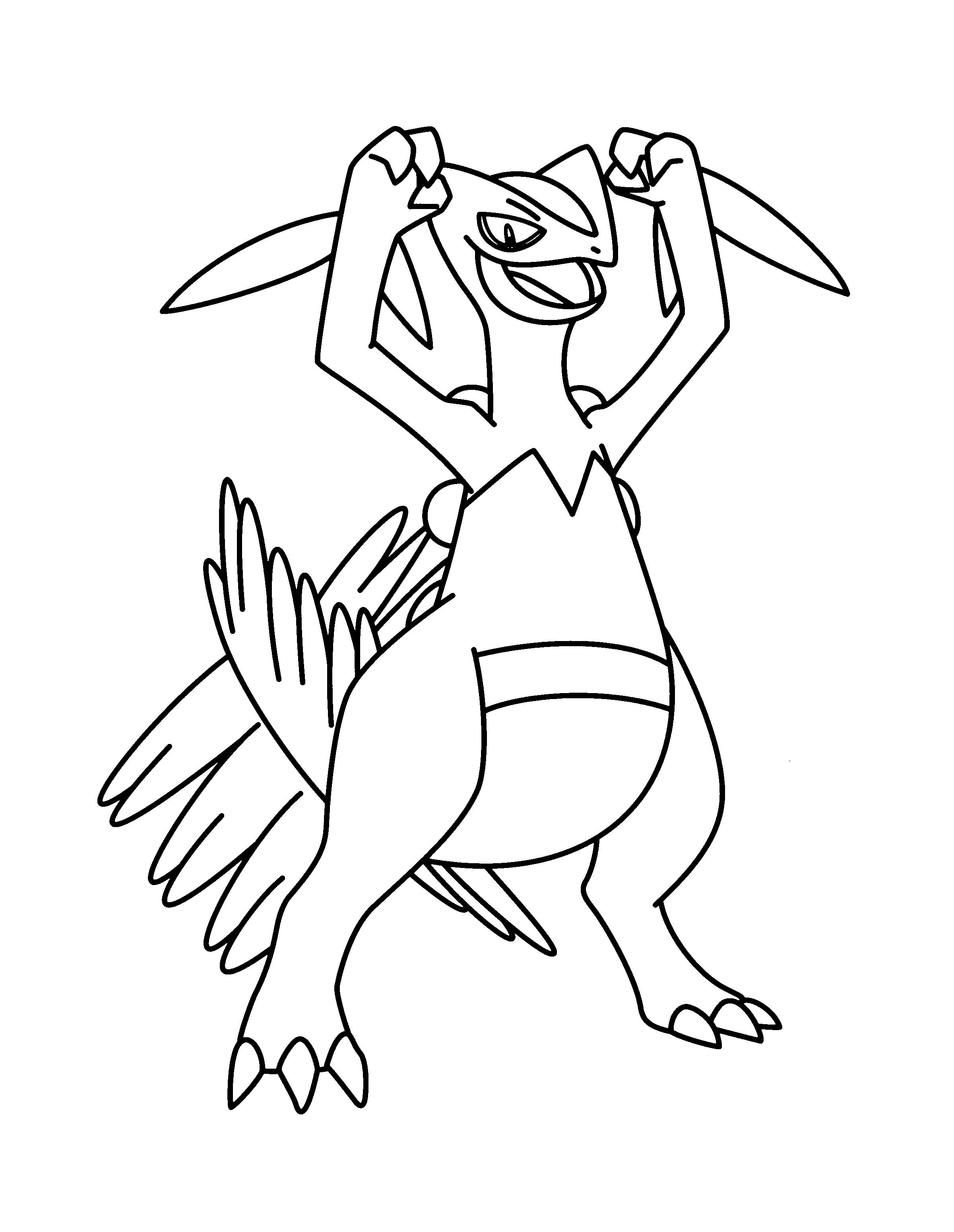 Pokemon advanced coloring pages