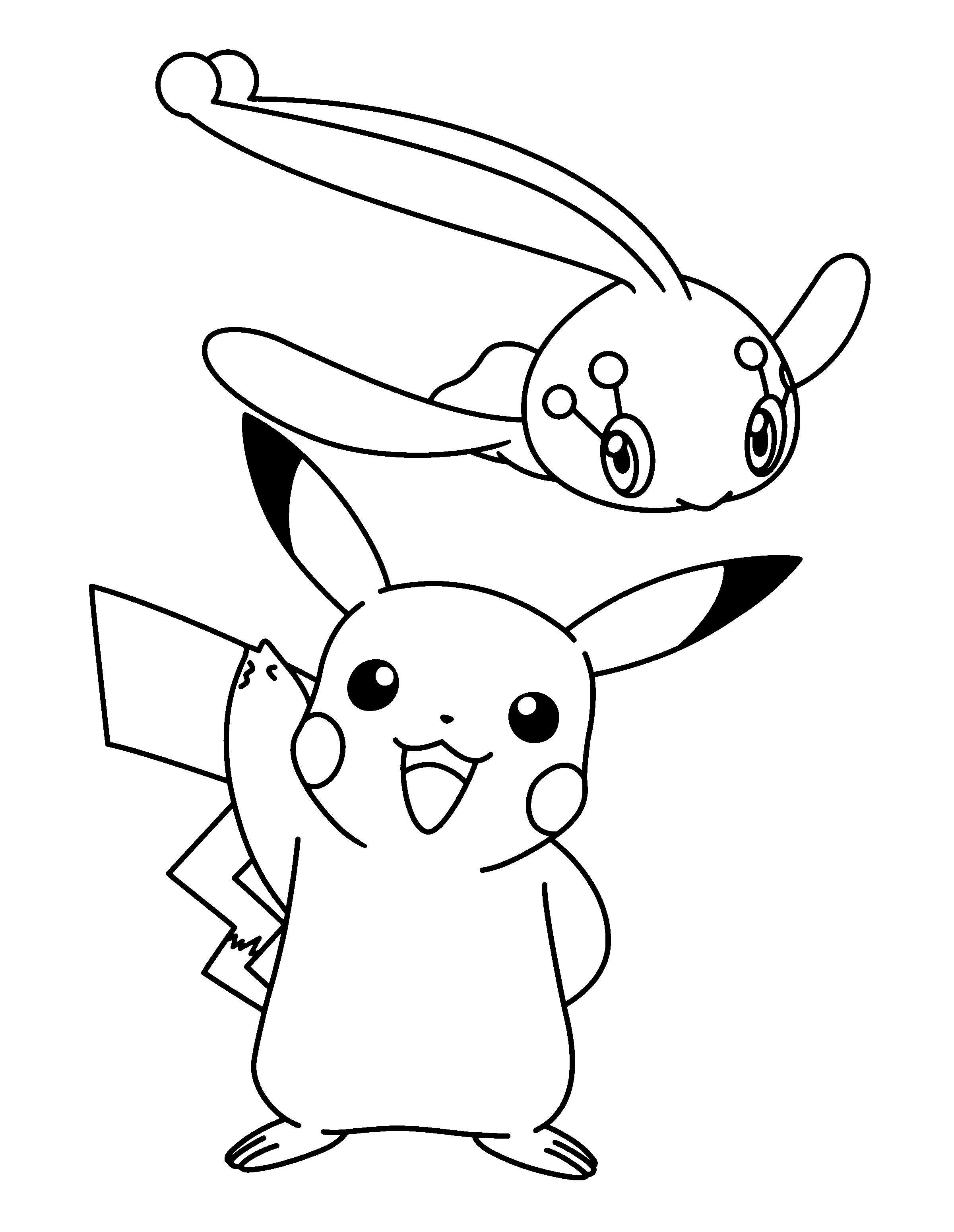 Pokemon advanced coloring pages